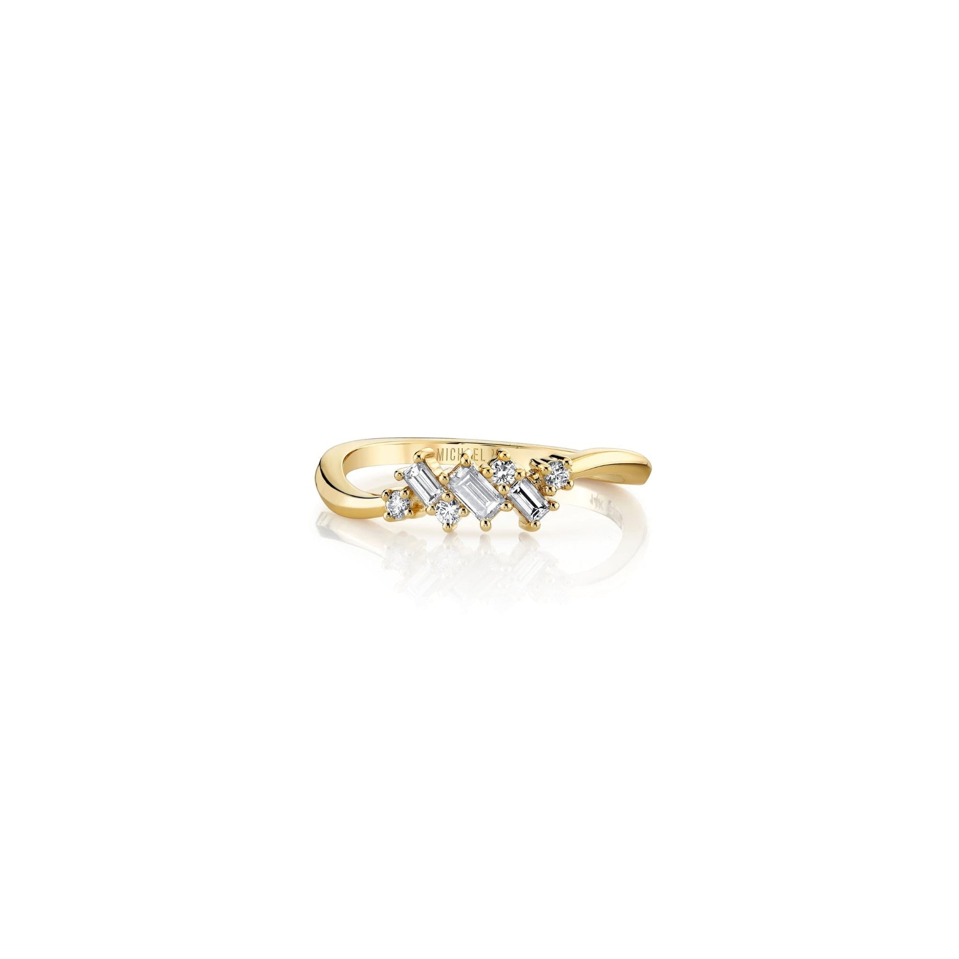 Mini Montage Baguette Cluster Ring