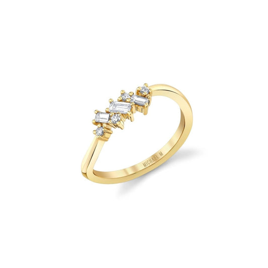 Mini Montage Baguette Cluster Ring