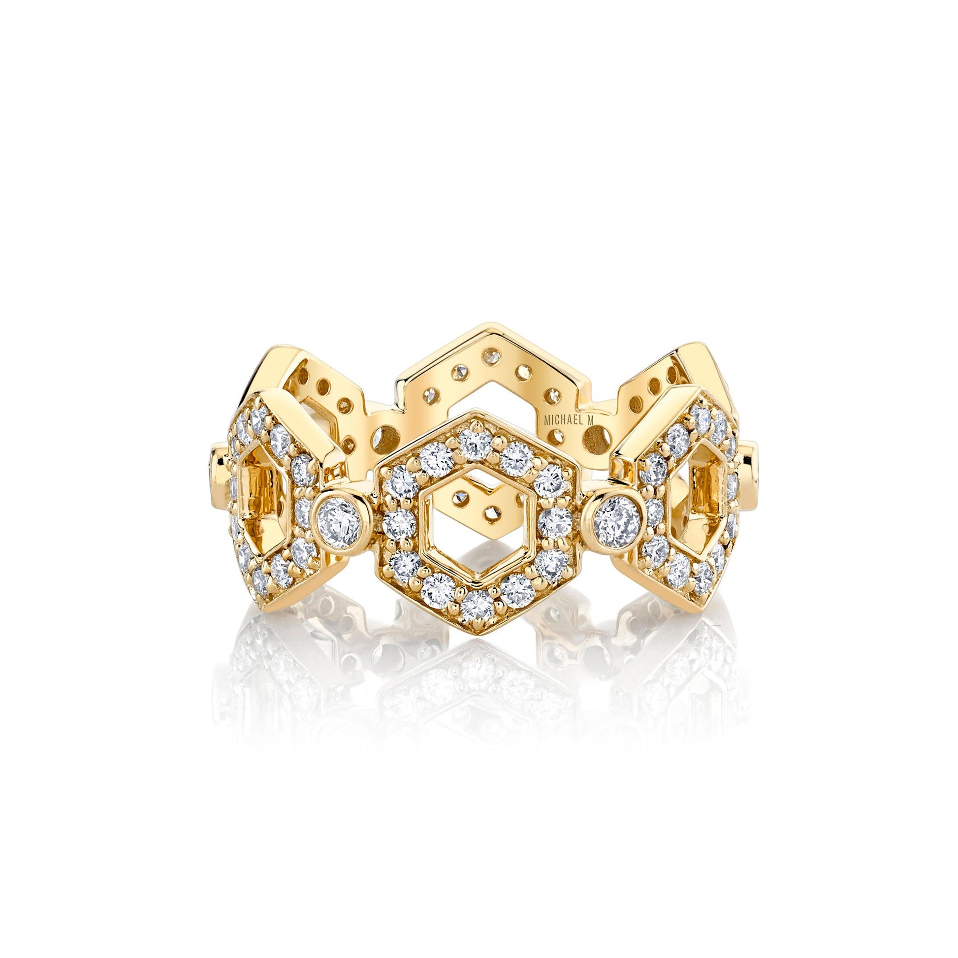 Pavé Hex Infinity Band