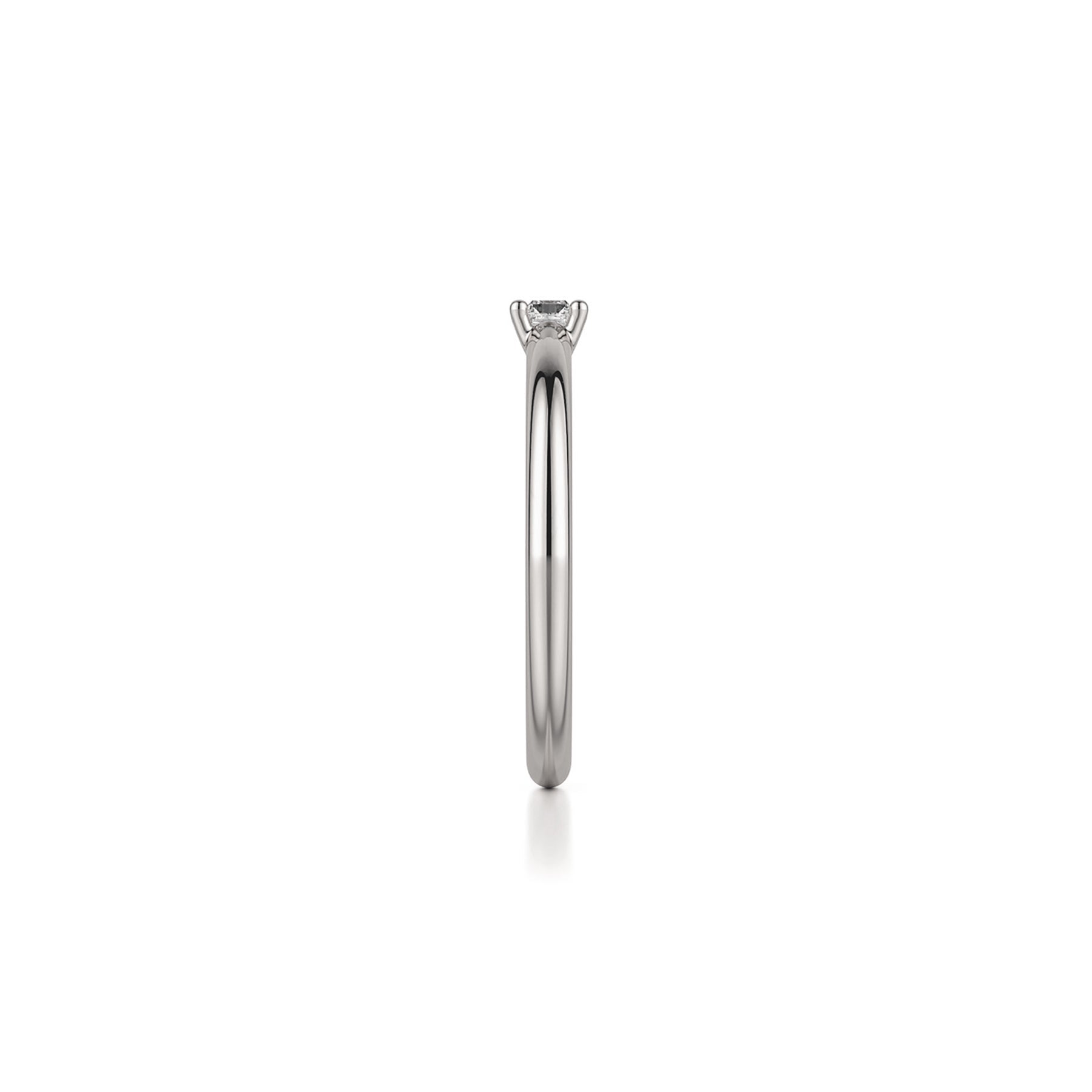 Petite Solitaire Diamond Ring