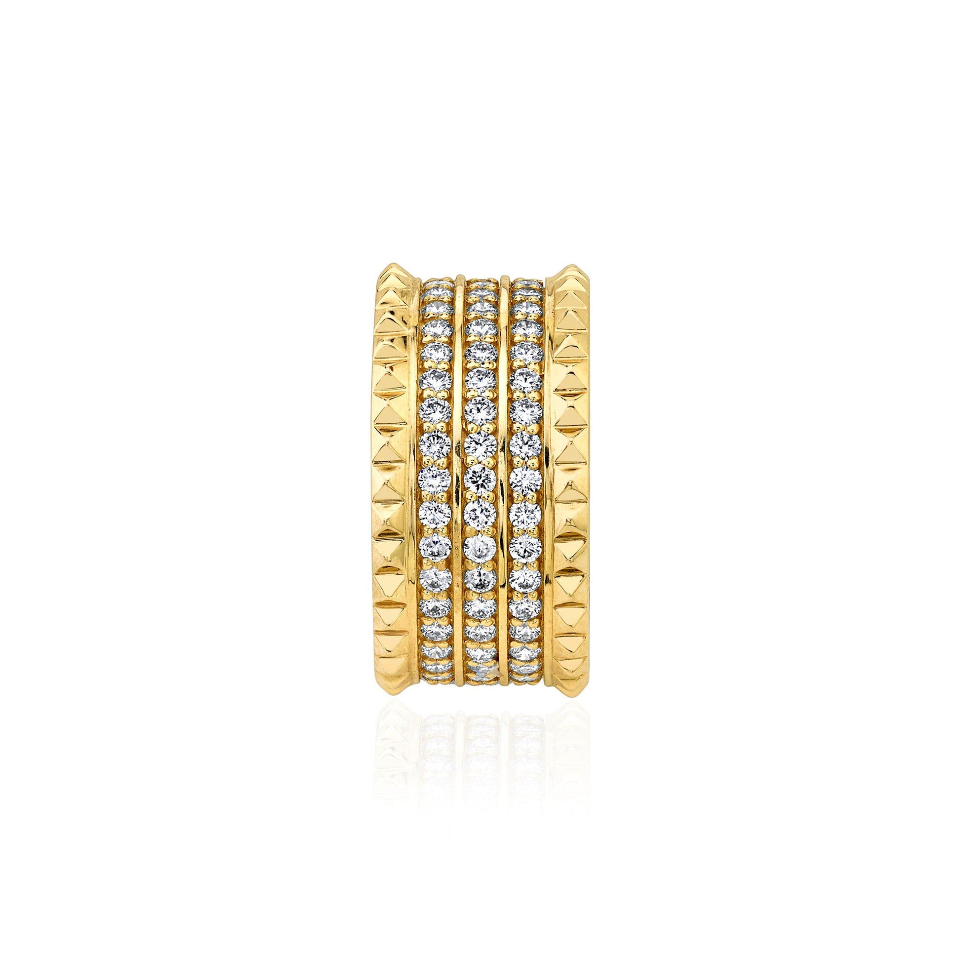 Tetra Triple Pavé Band