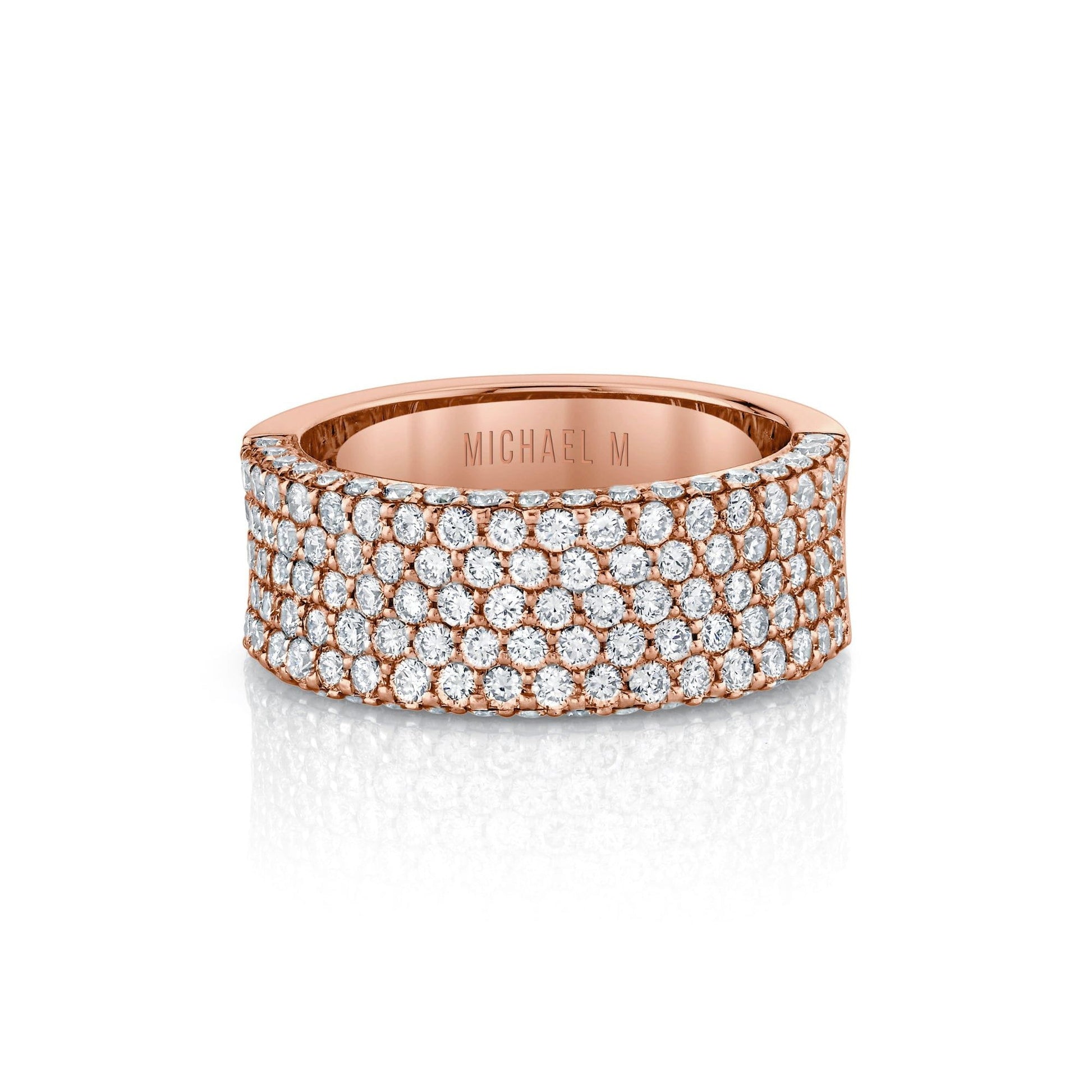 Europa Halved Diamond Band
