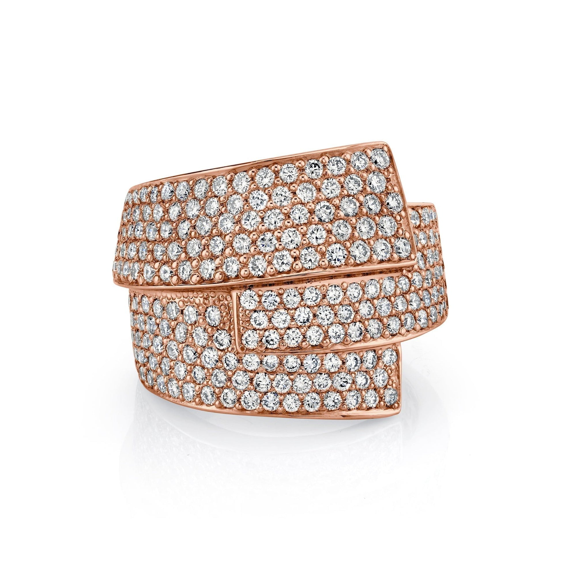 Europa Interlock Pavé Band
