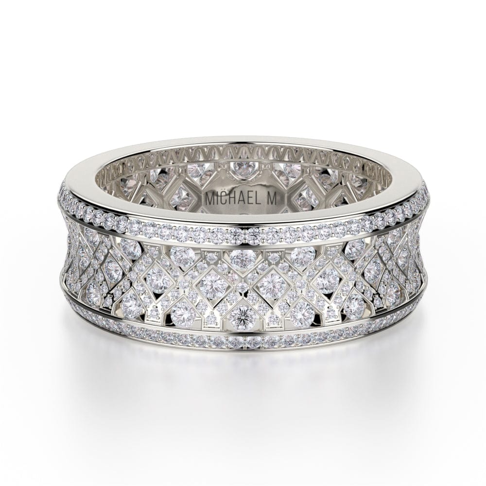 MICHAEL M Eternity Diamond Band F145-WG4