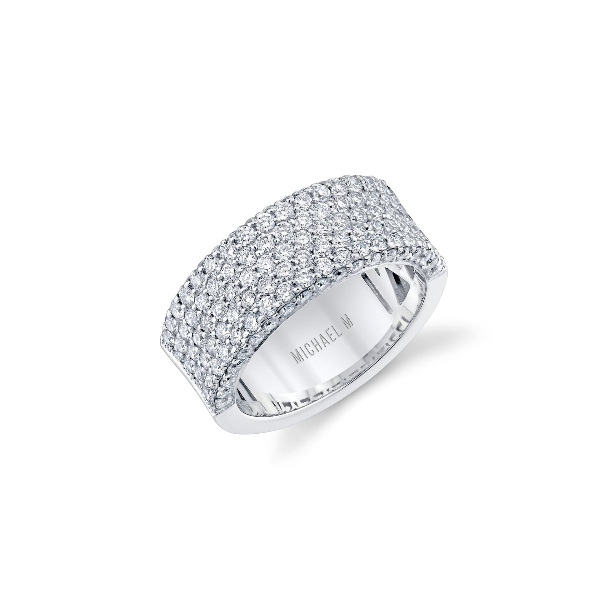 Europa Halved Diamond Band