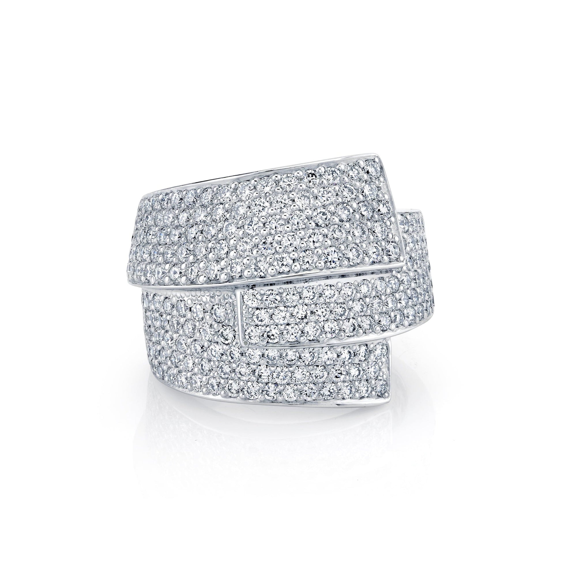 Europa Interlock Pavé Band