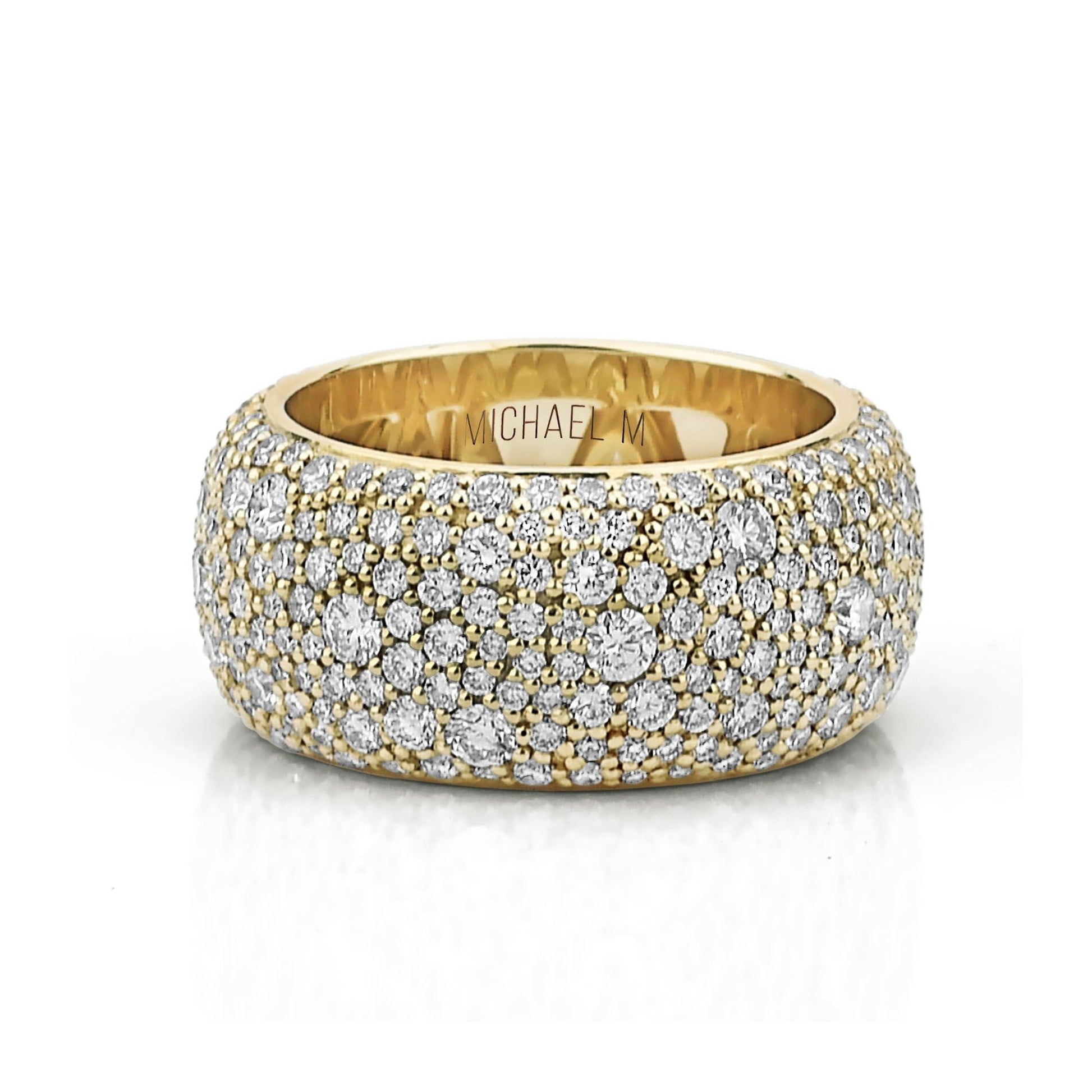 Europa Dome Eternity Ring
