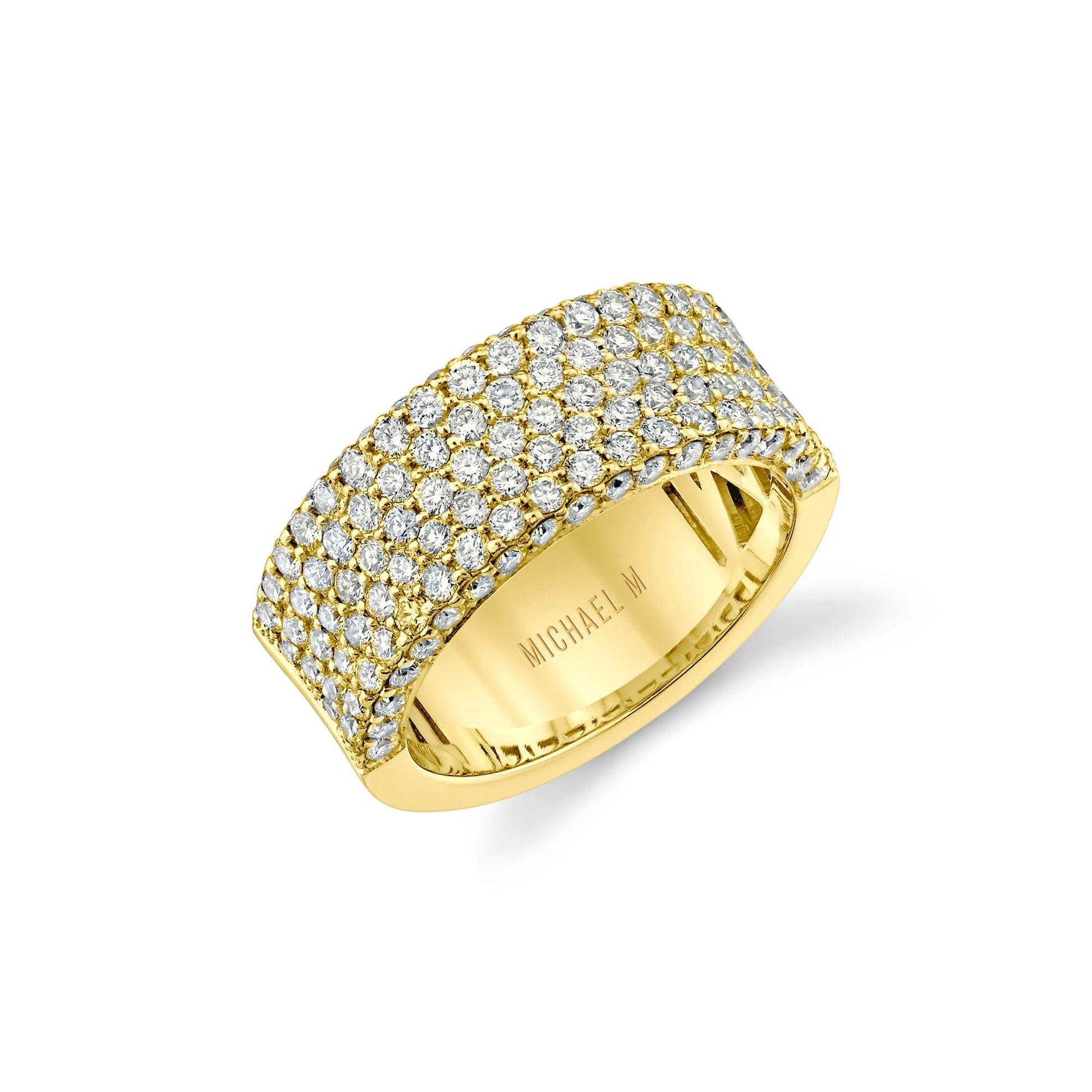 Europa Halved Diamond Band