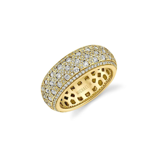 Europa Mosaic Pavé Band