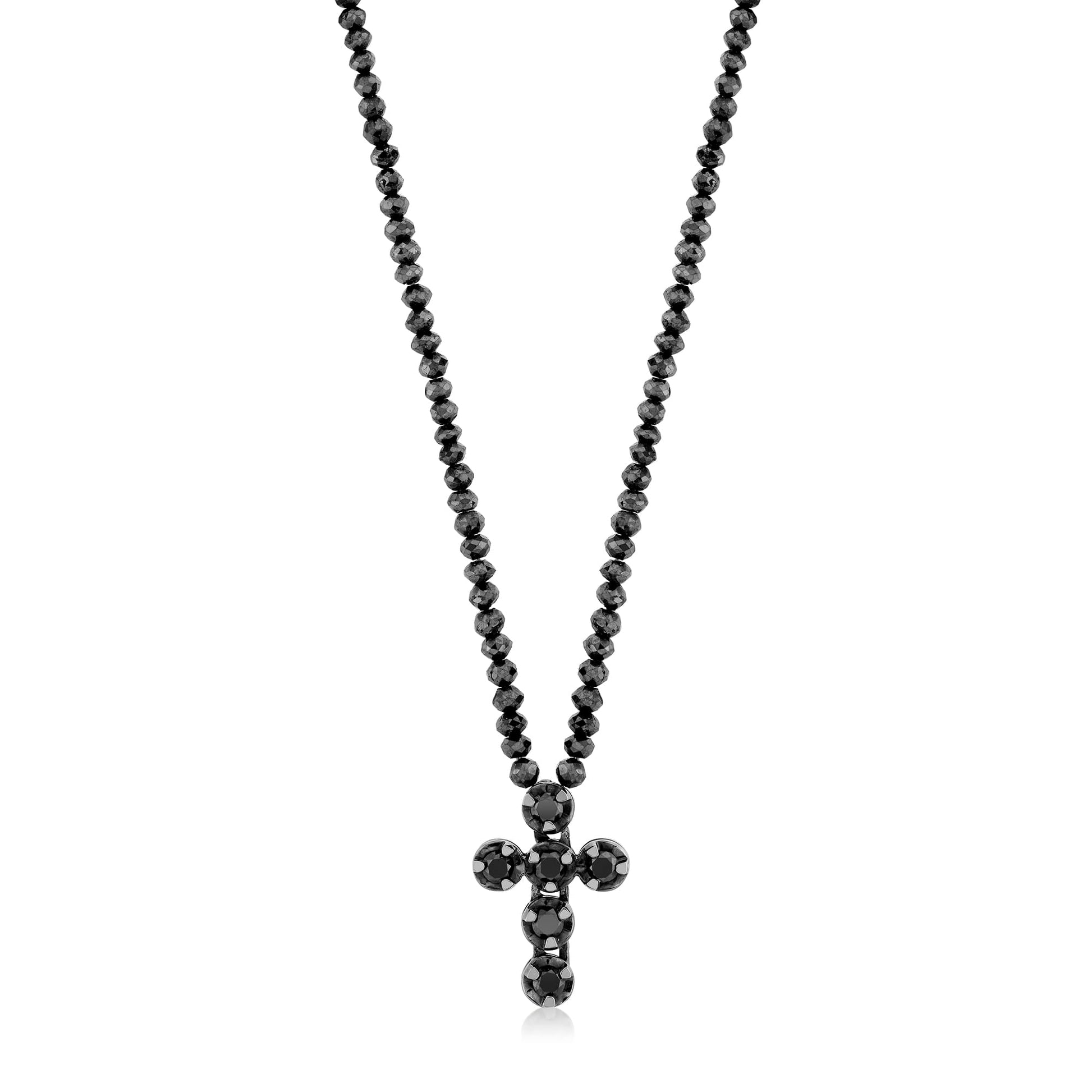 Black Diamond Cross and Necklace