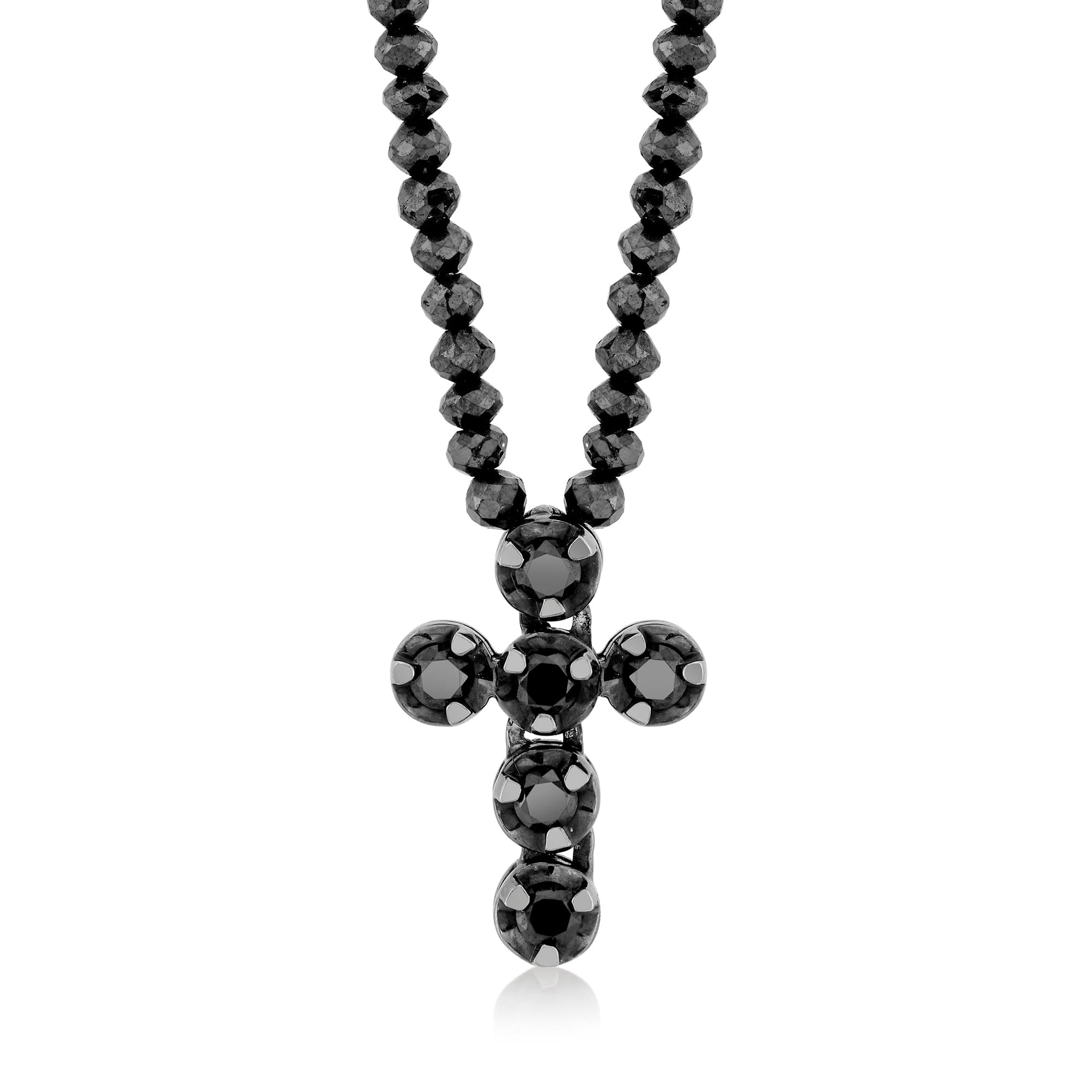 Black Diamond Cross and Necklace