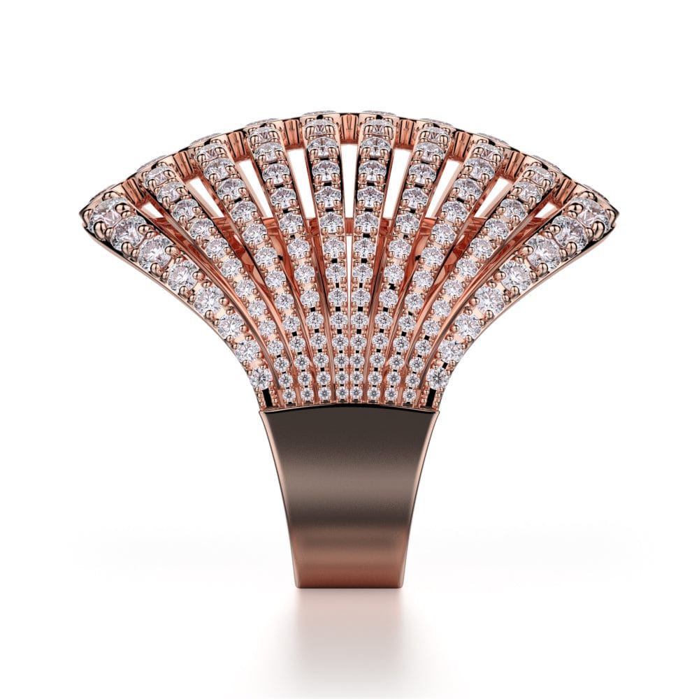 MICHAEL M Diamond Fan Ring F102-WG4