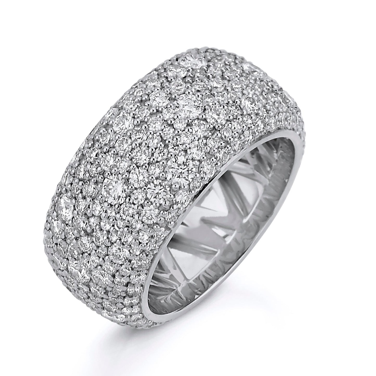 MICHAEL M Europa Dome Eternity Ring 