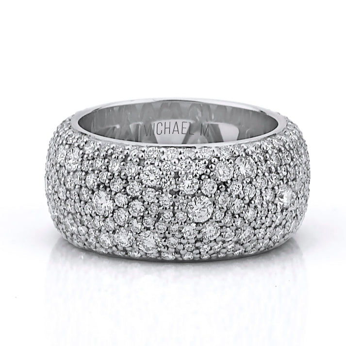 MICHAEL M Europa Dome Eternity Ring 