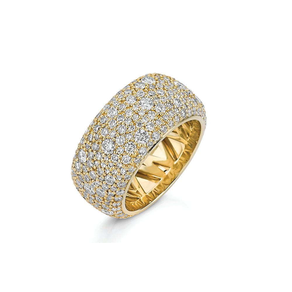 MICHAEL M Europa Dome Eternity Ring 