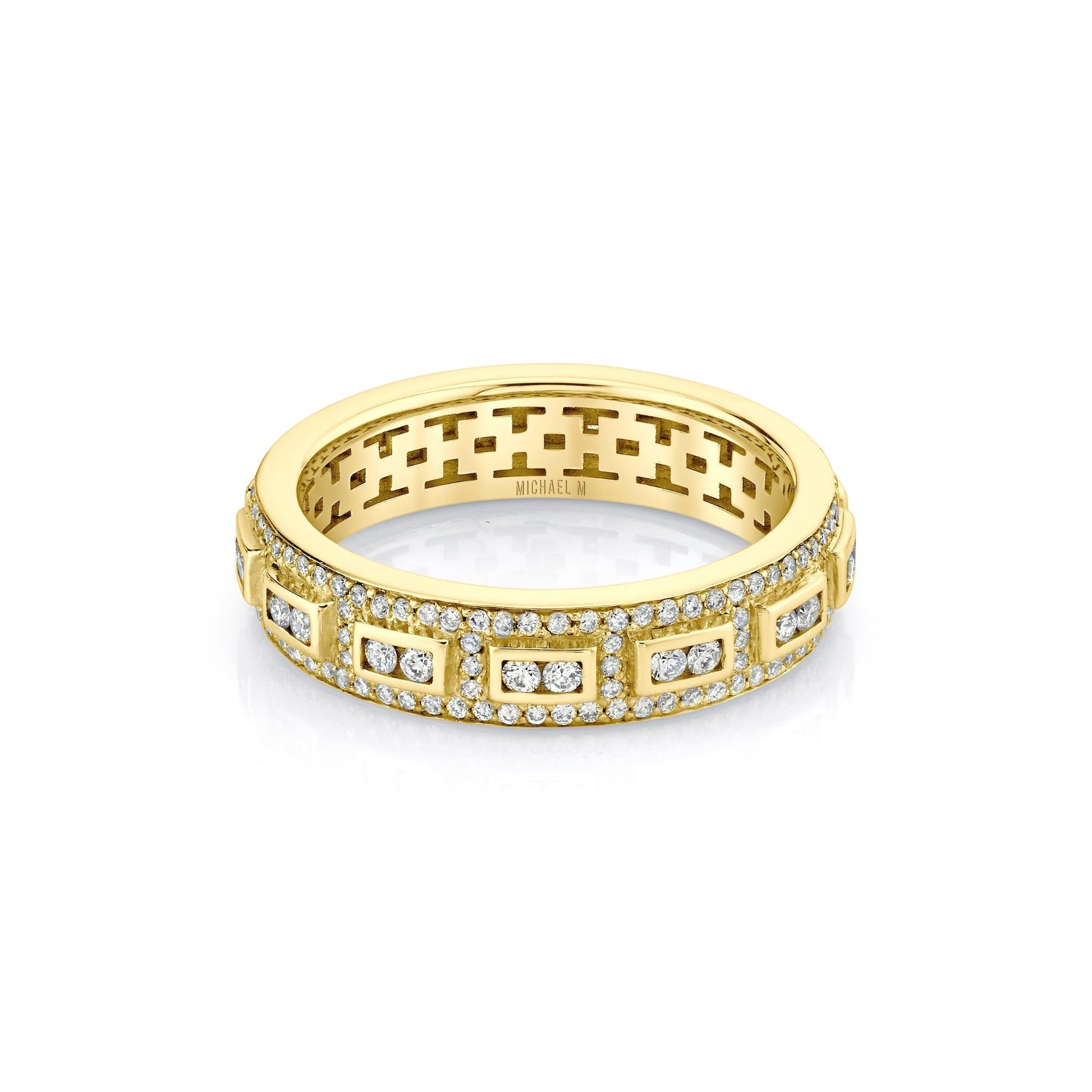 Europa Geo Pavé Band