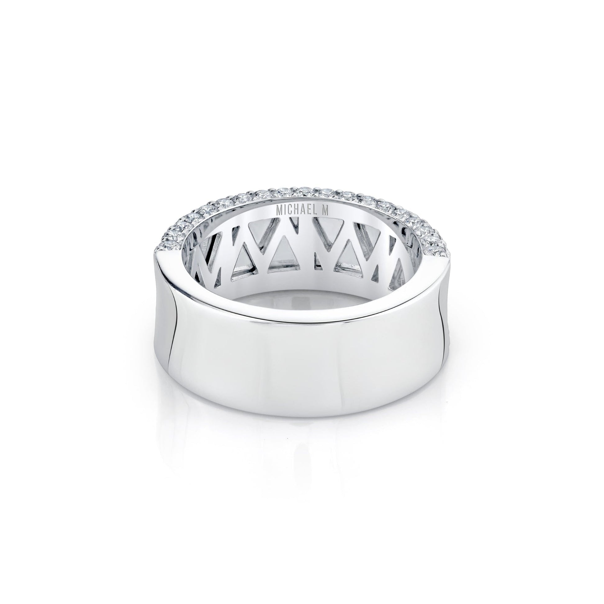 Europa Halved Diamond Band