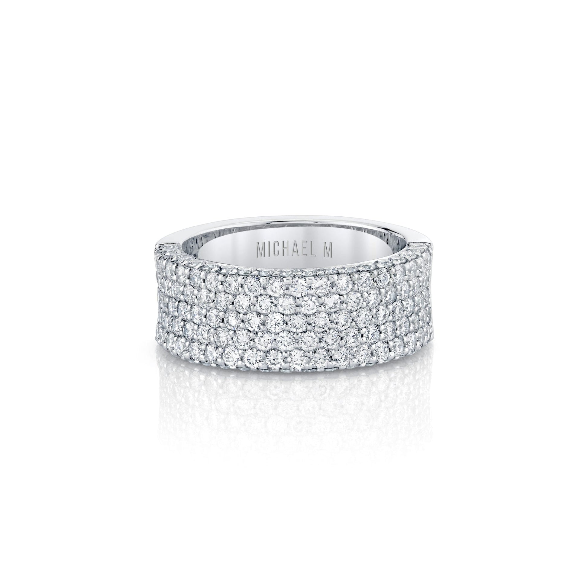 Europa Halved Diamond Band