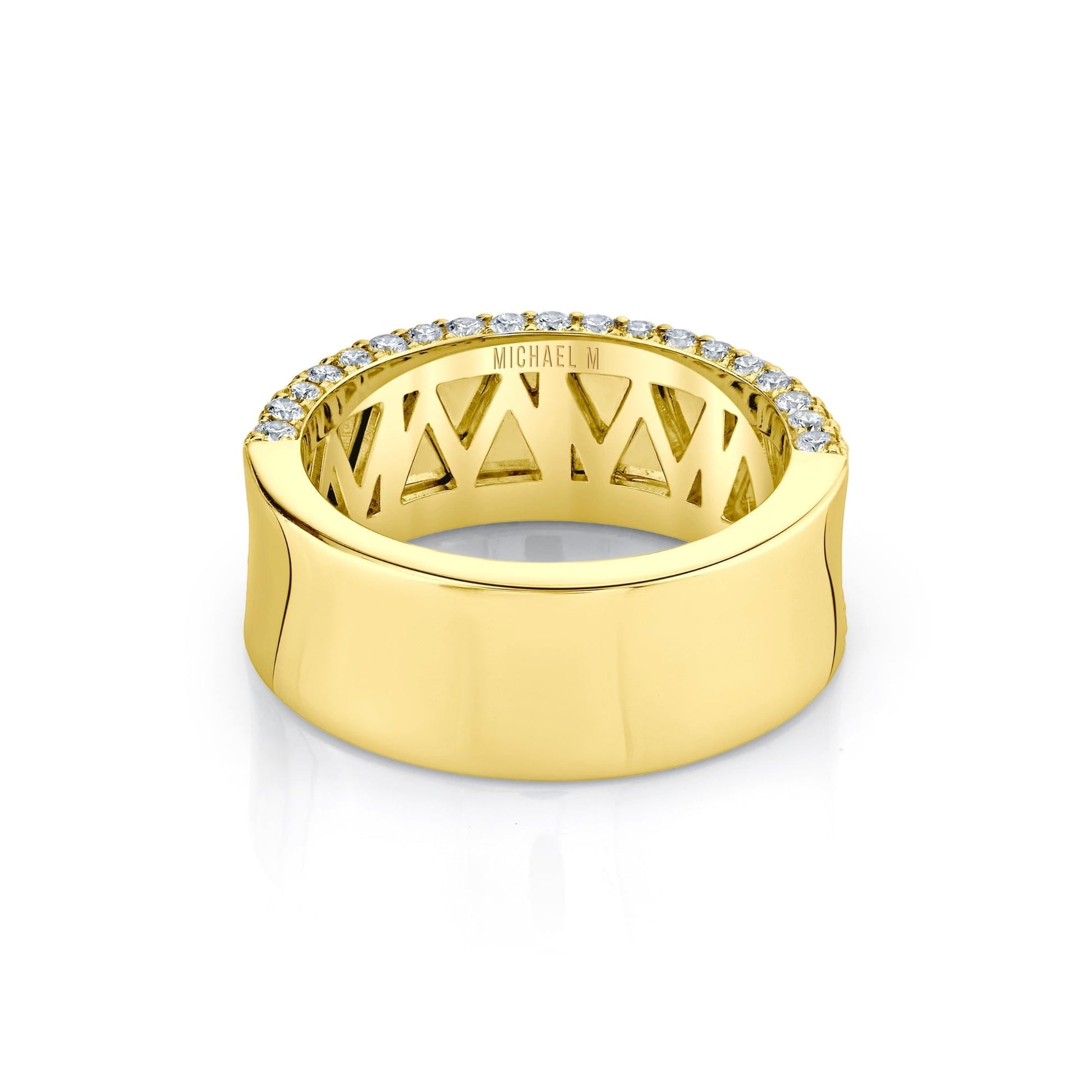 Europa Halved Diamond Band