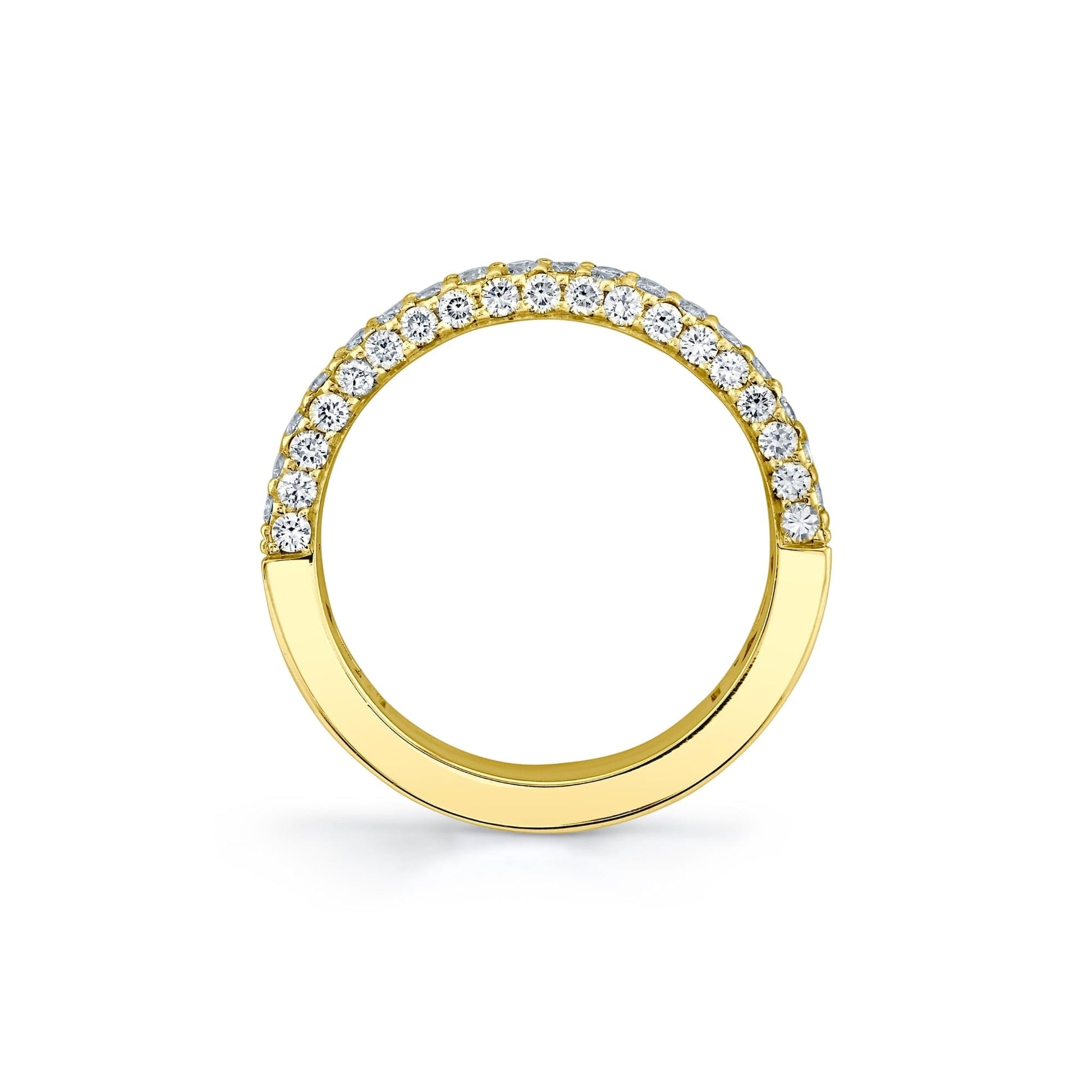 Europa Halved Diamond Band