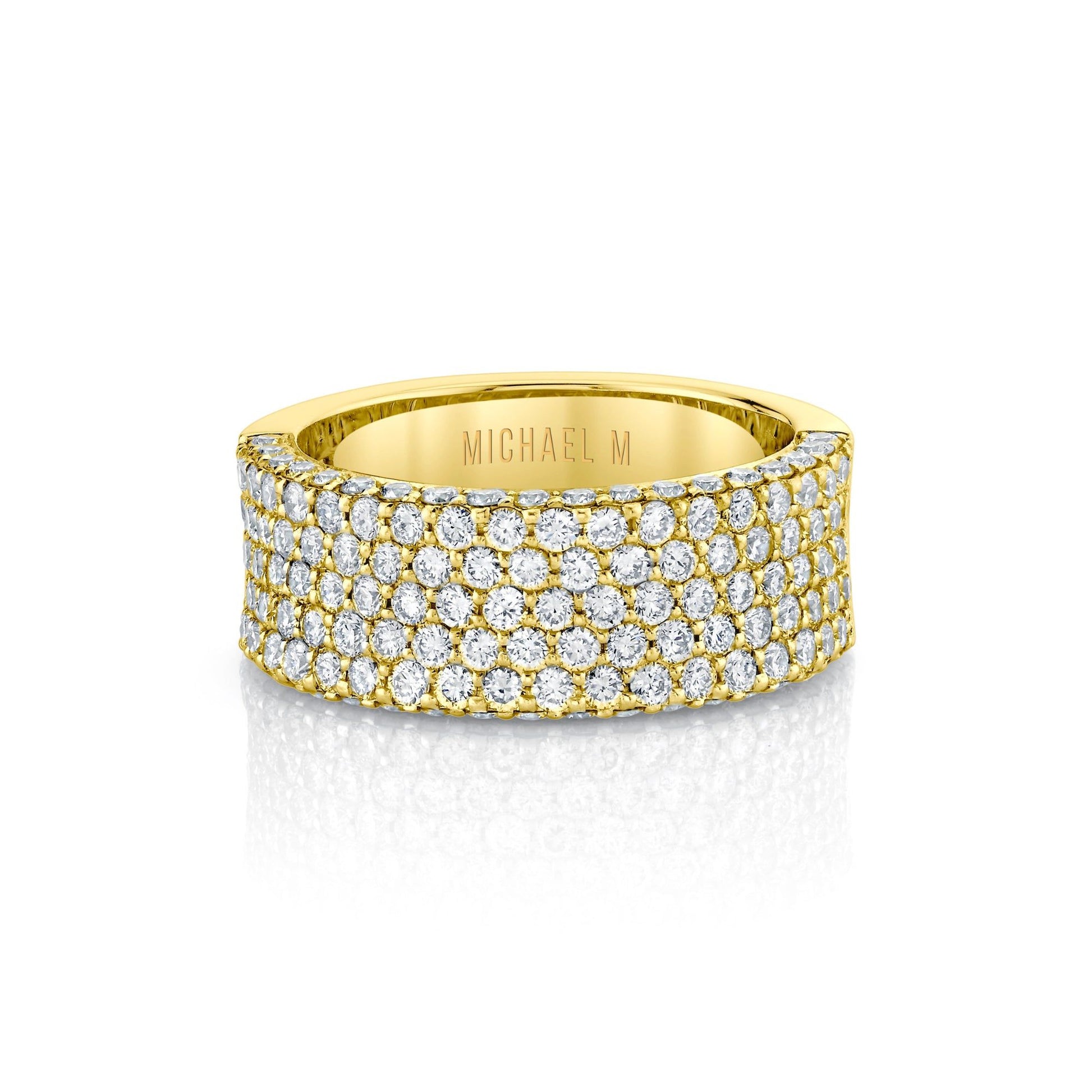 Europa Halved Diamond Band