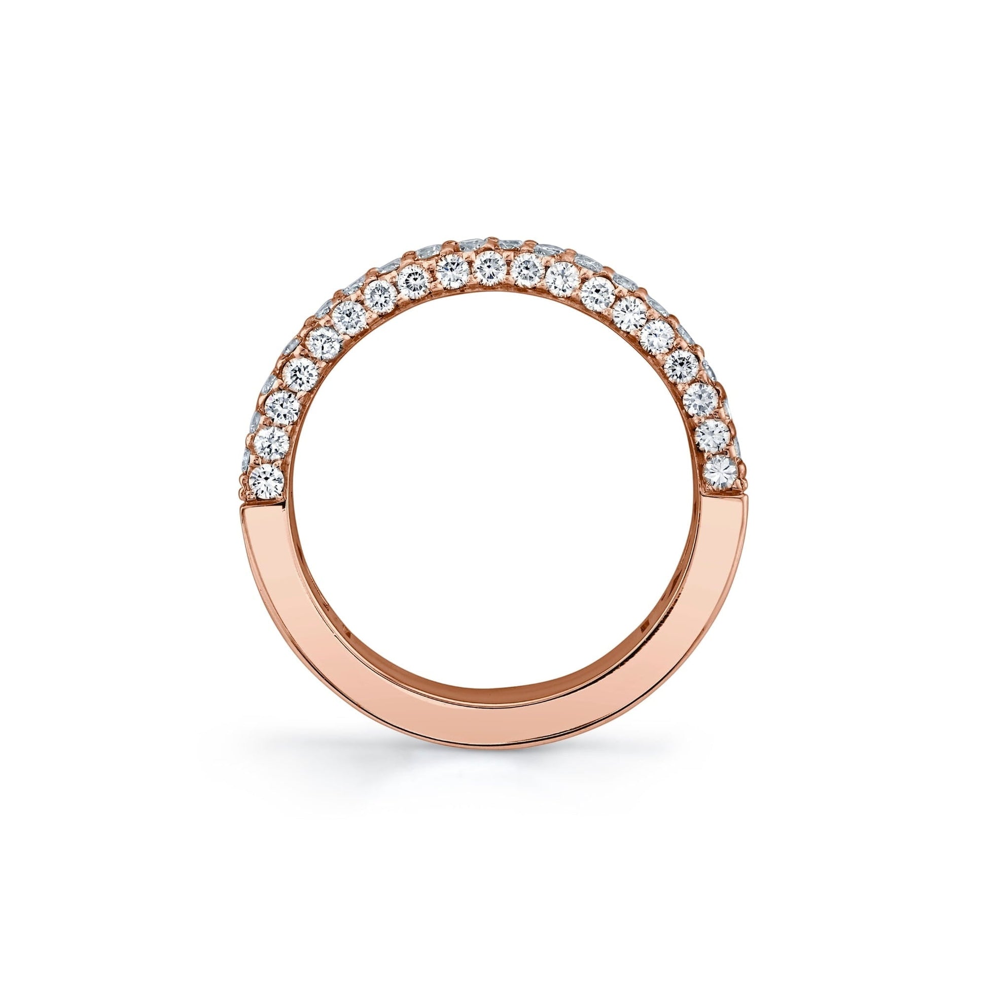 Europa Halved Diamond Band