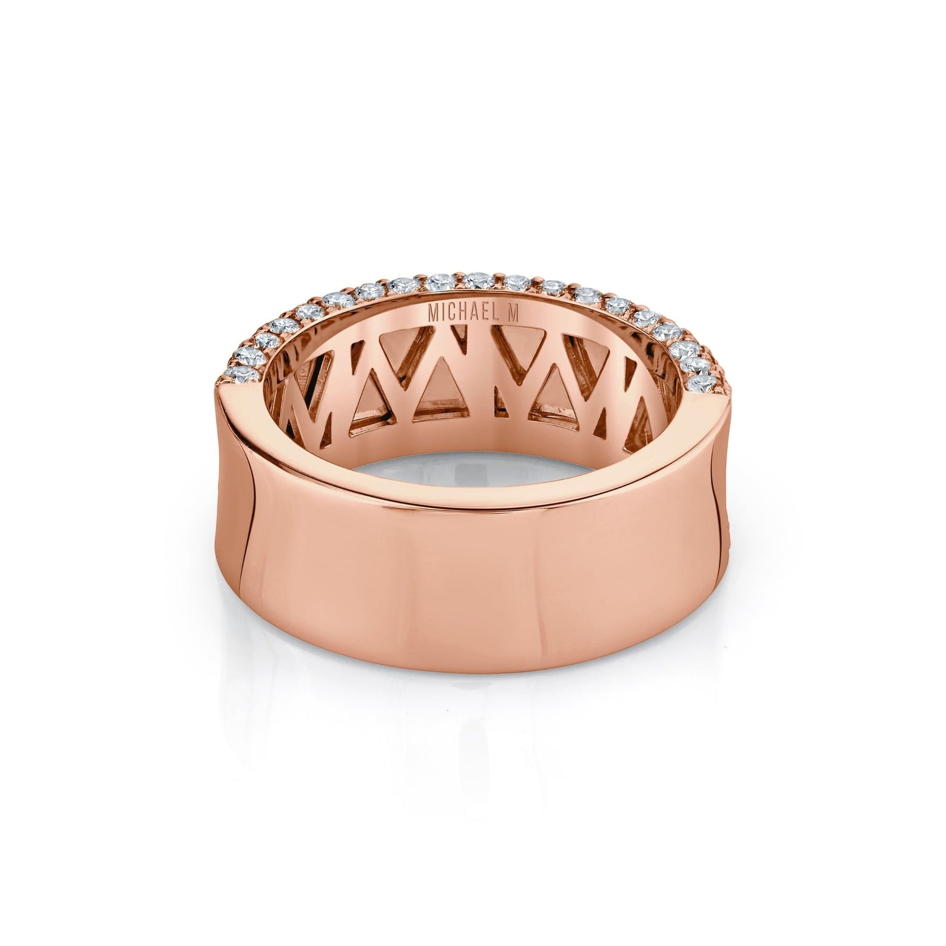 Europa Halved Diamond Band