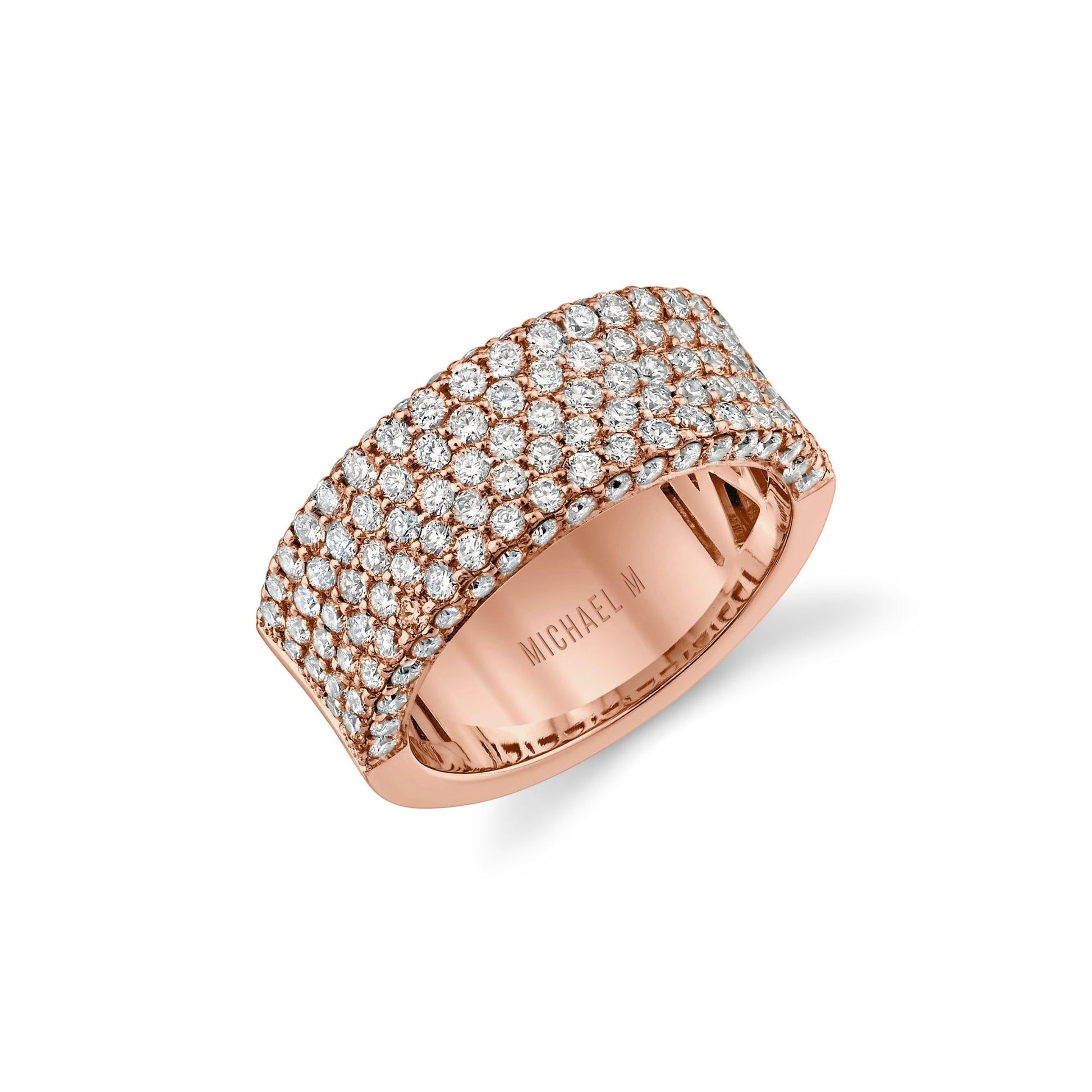 Europa Halved Diamond Band