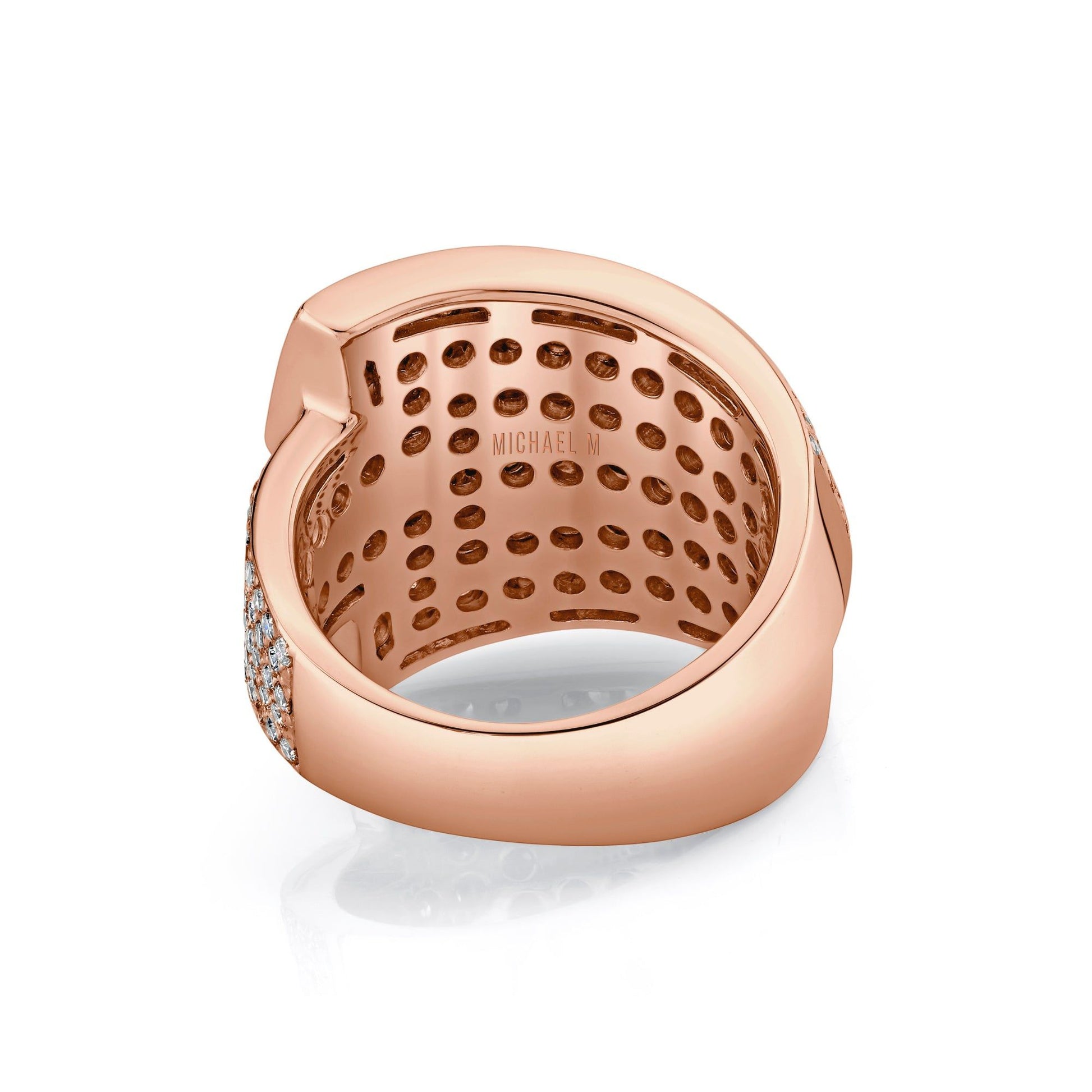 Europa Interlock Pavé Band
