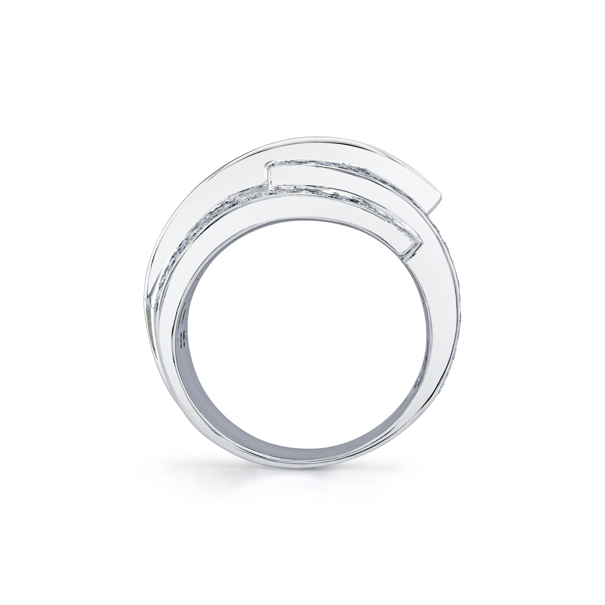 Europa Interlock Pavé Band