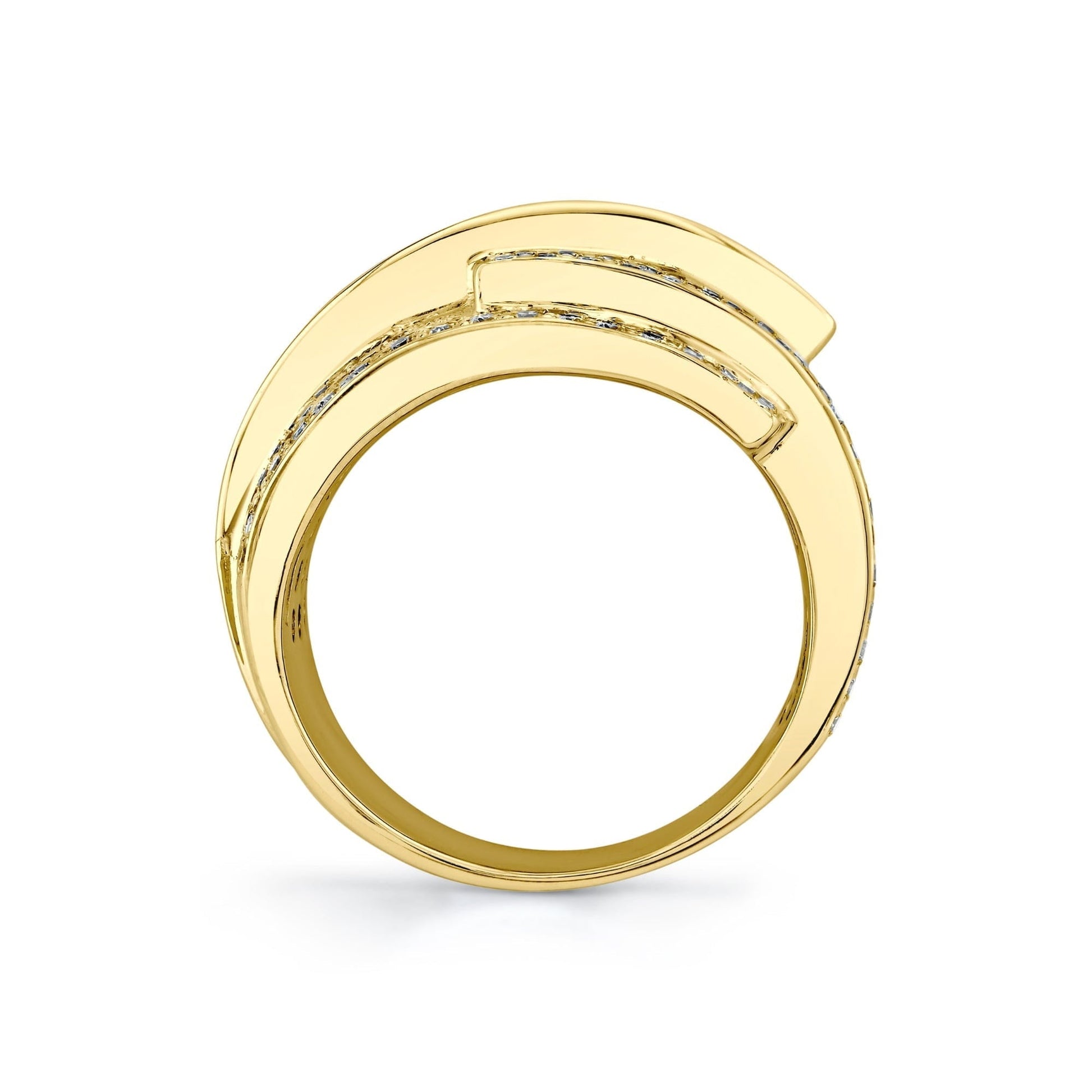 Europa Interlock Pavé Band