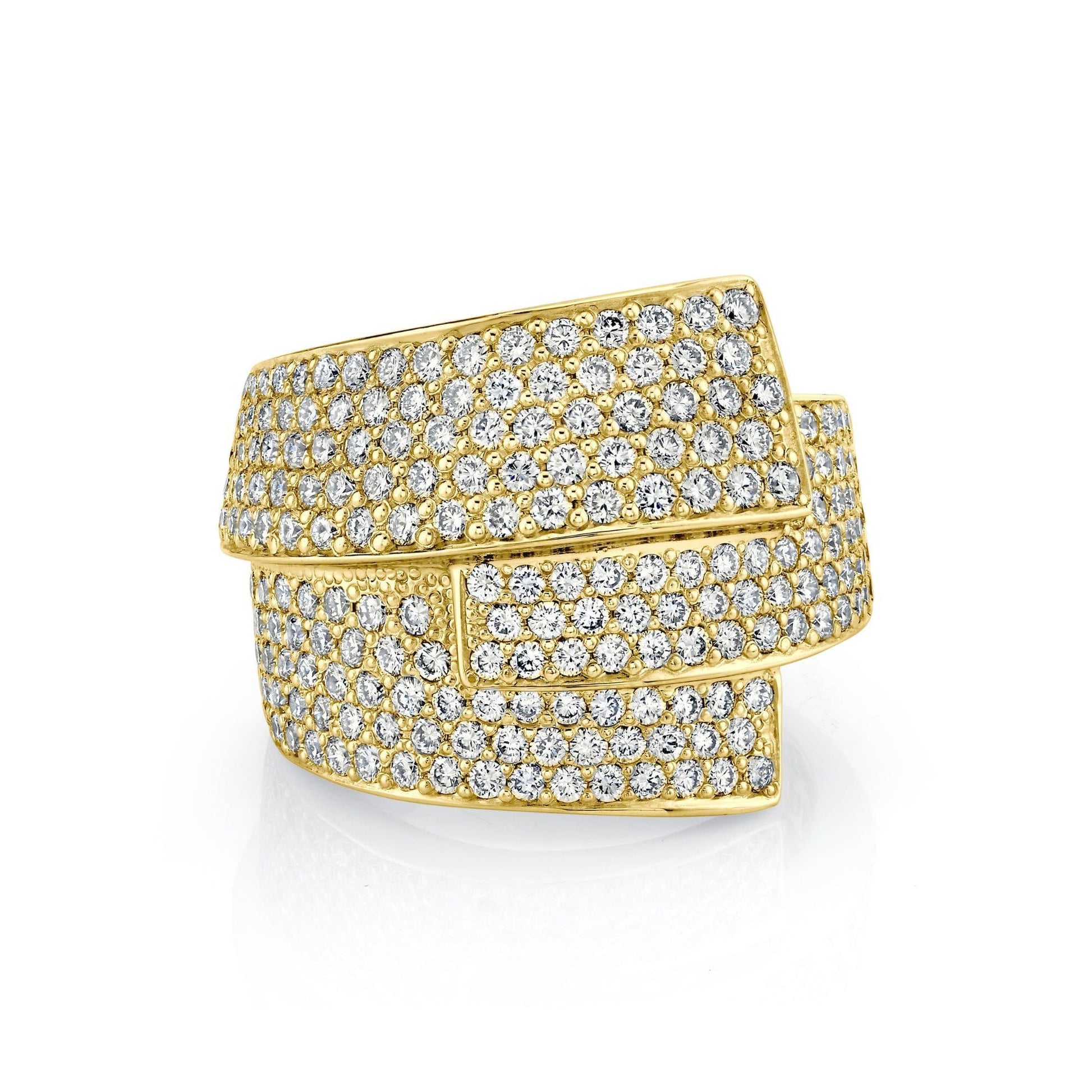 Europa Interlock Pavé Band