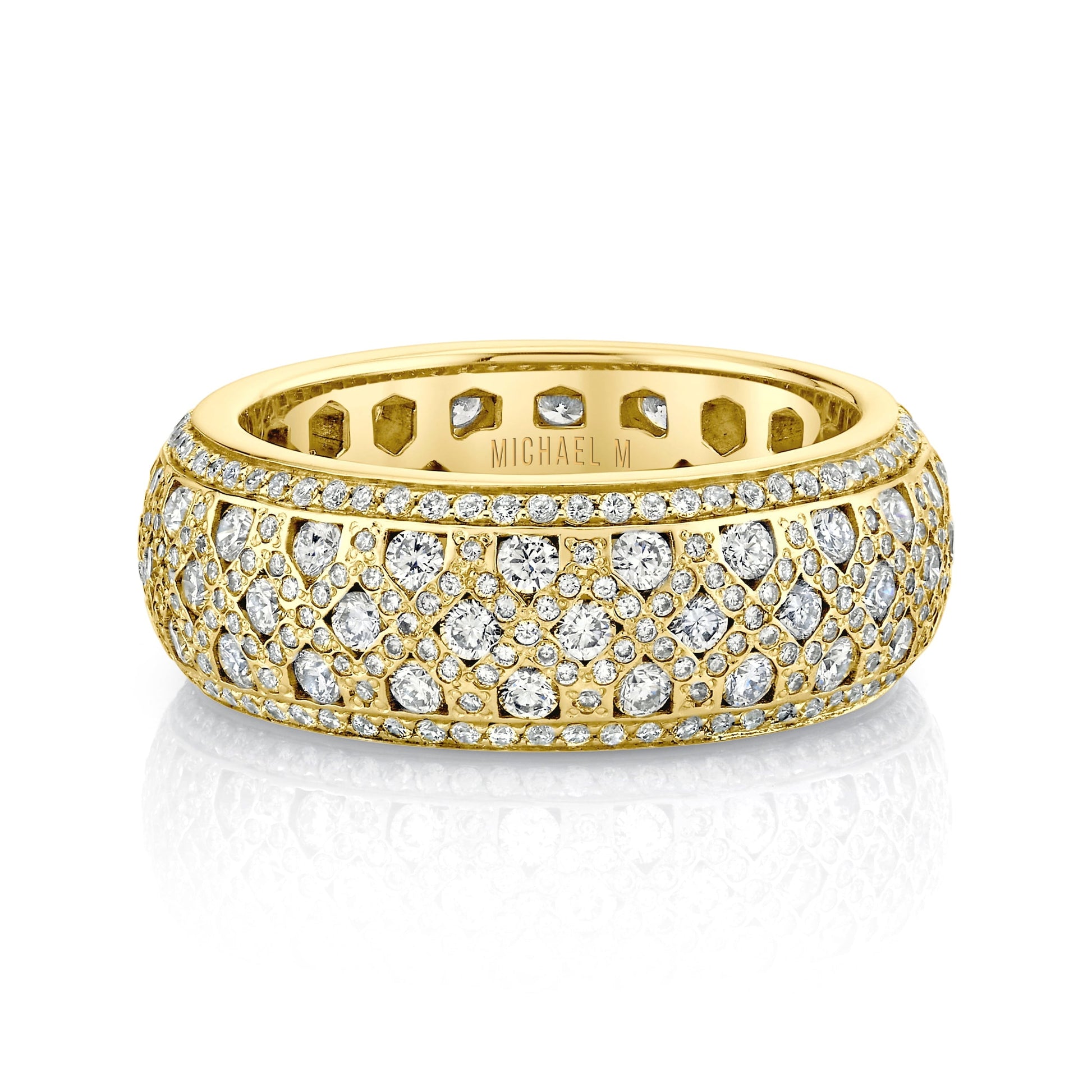 Europa Mosaic Pavé Band