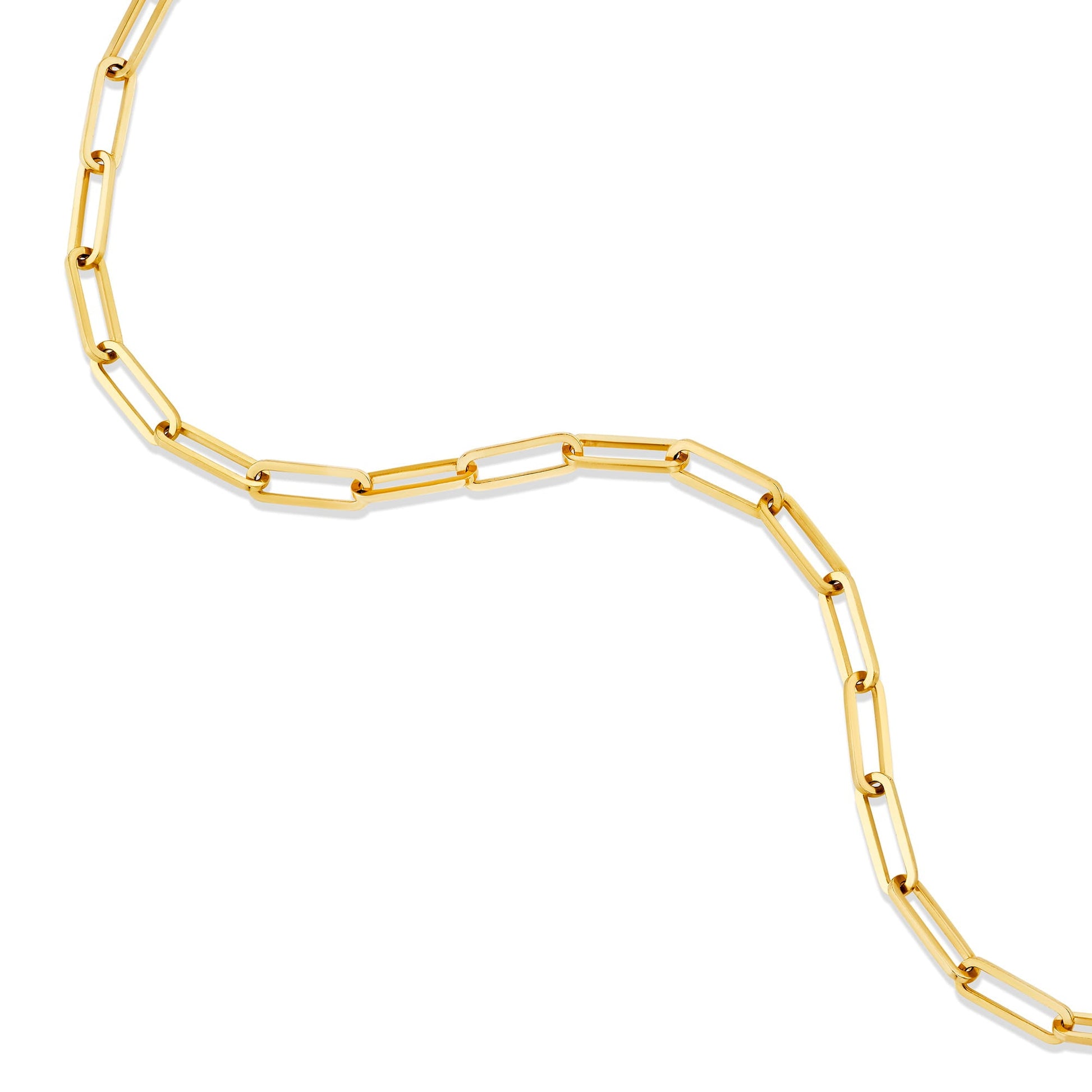 3mm Paperclip Link Chain Necklace