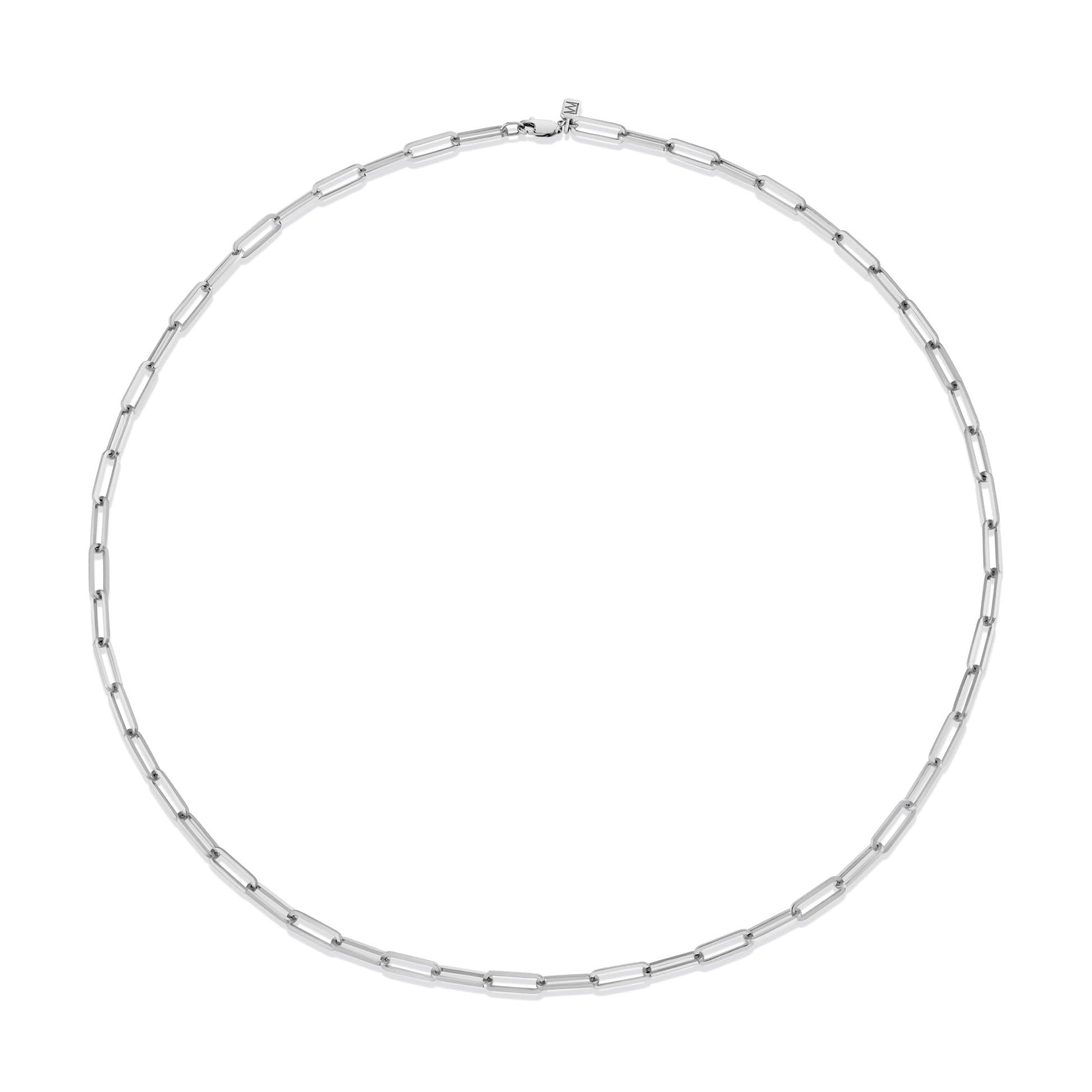 3mm Paperclip Link Chain Necklace