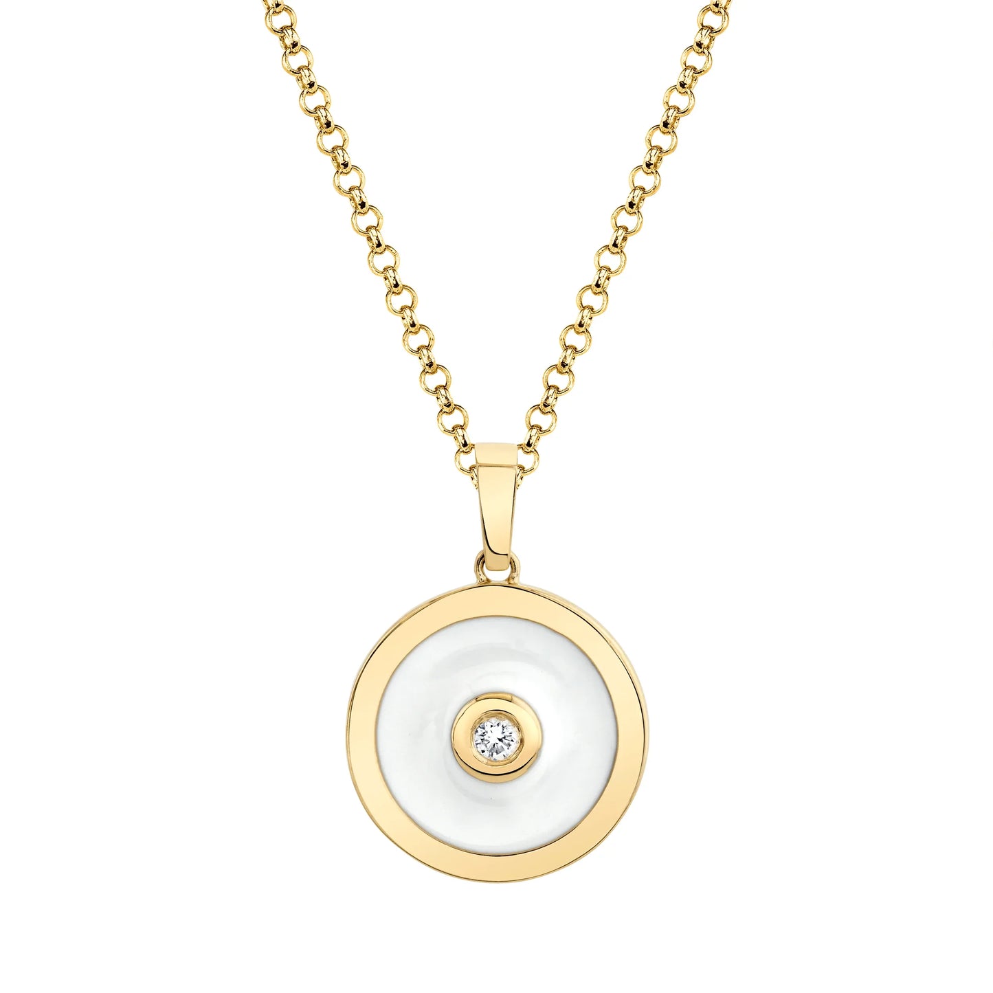 MICHAEL M Chroma Bullseye Pendant P488