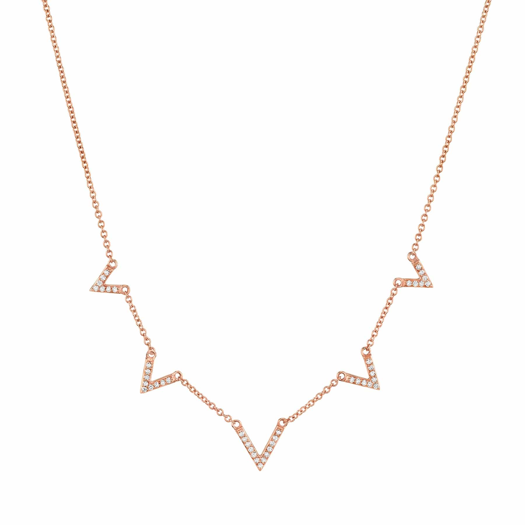 Diamond V Necklace