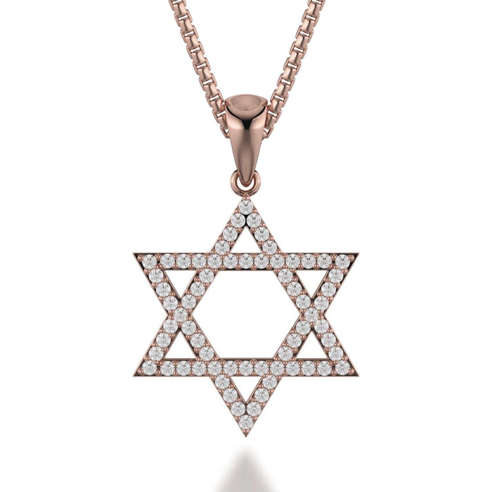 MICHAEL M Star of David Diamond Pendant MP235YG