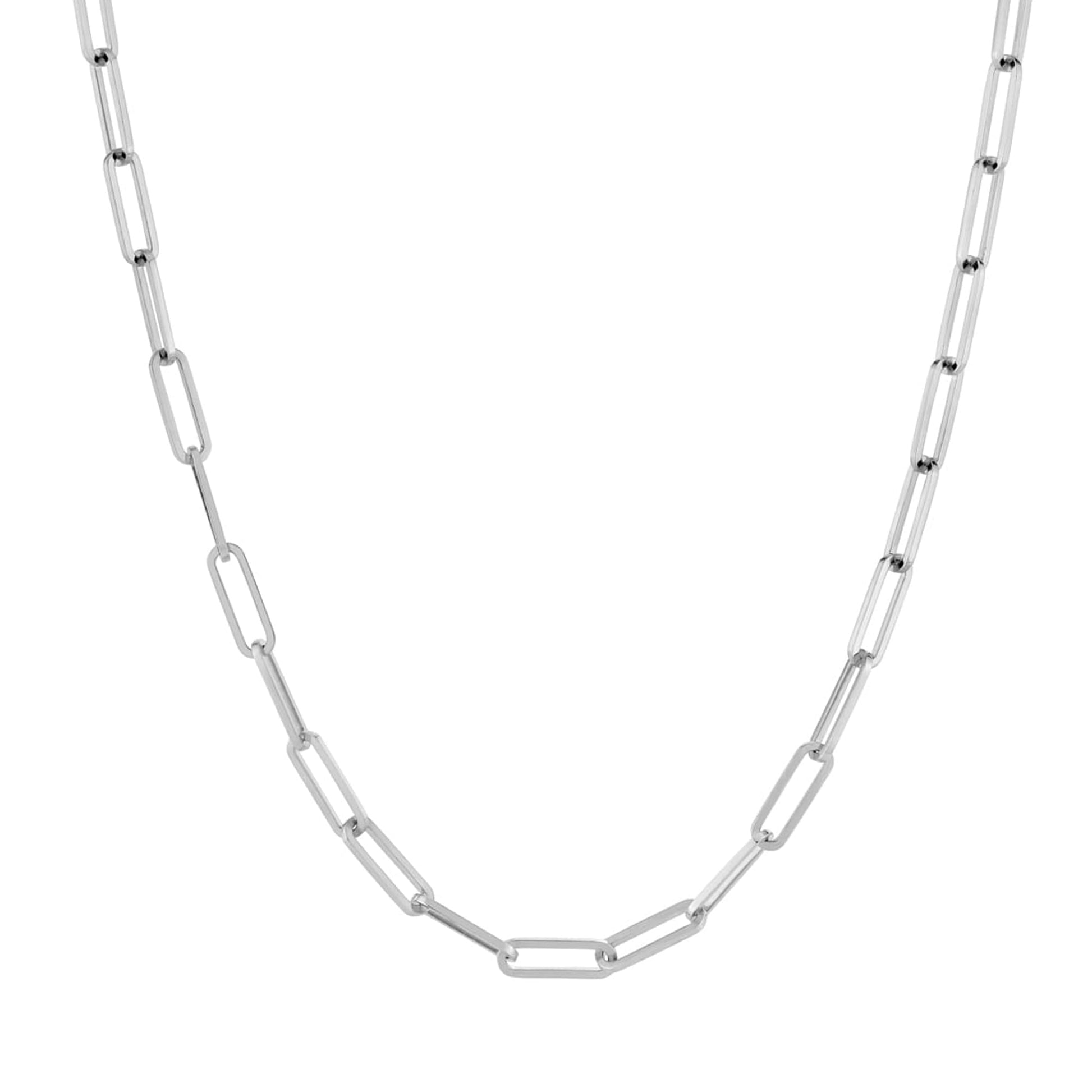 3mm Paperclip Link Chain Necklace