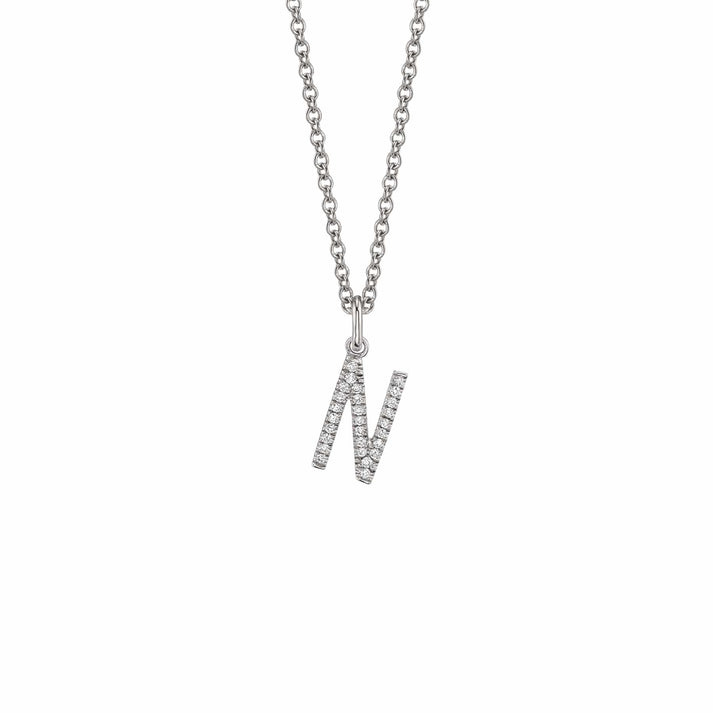 MICHAEL M Diamond Initial Pendant P141-YG-A