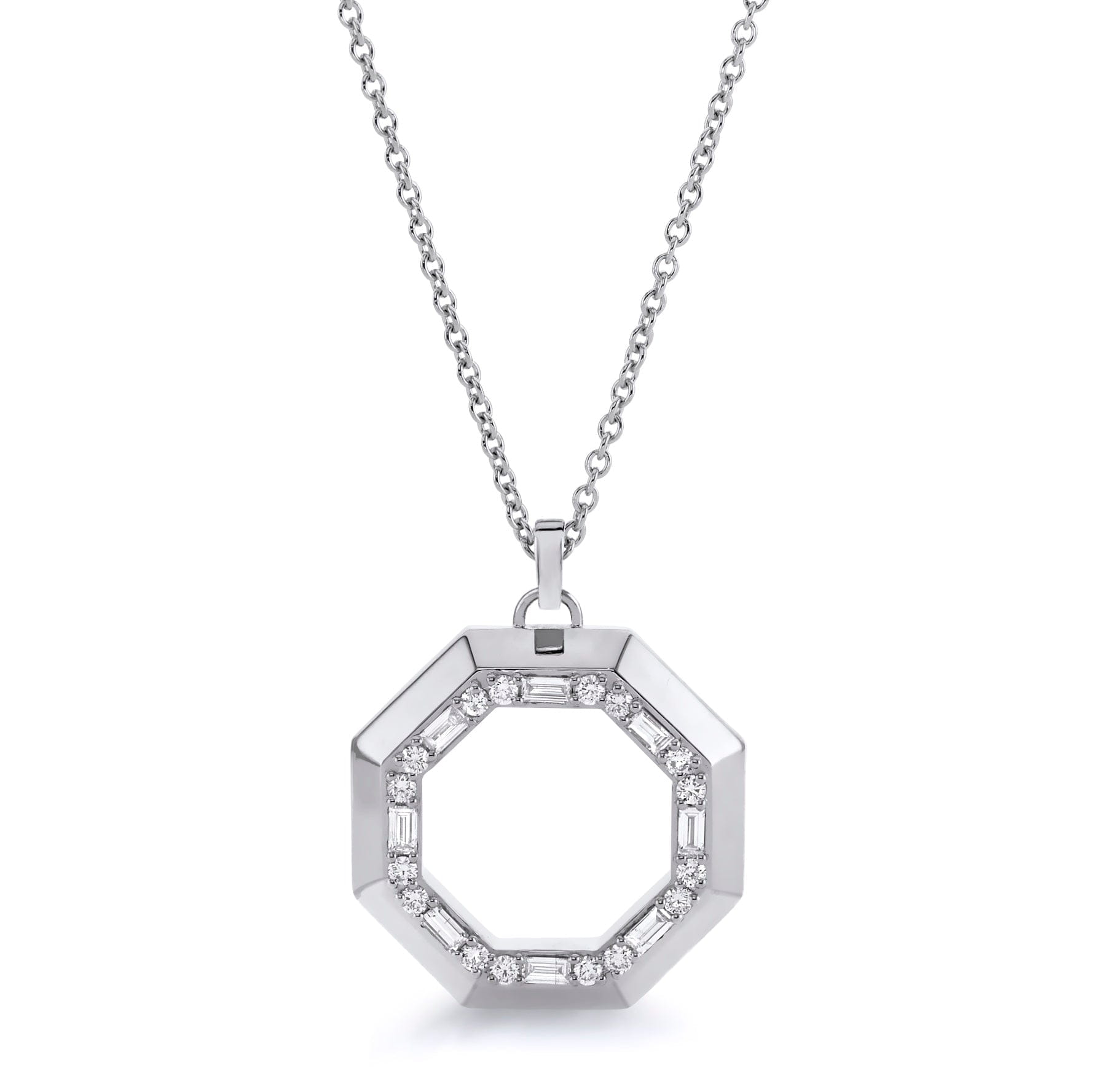 MICHAEL M Octave Baguette Necklace