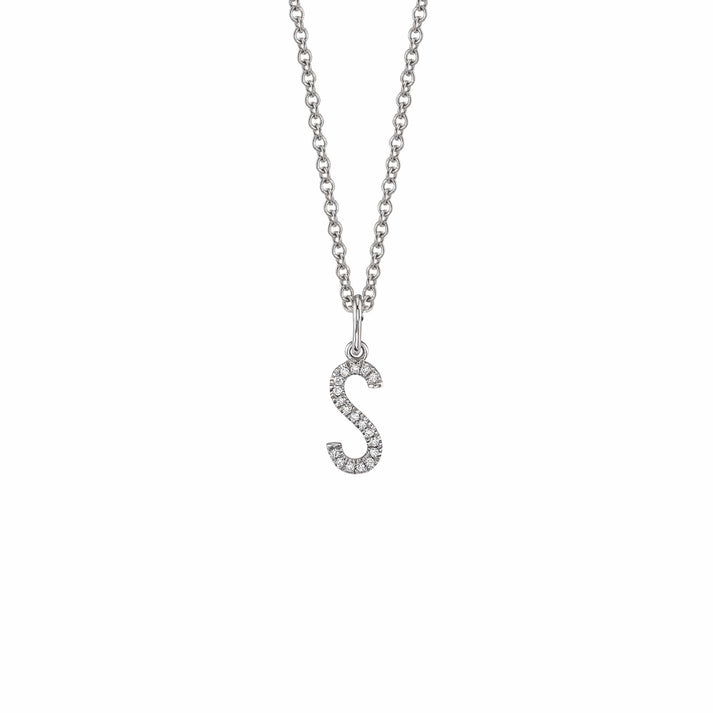 MICHAEL M Diamond Initial Pendant P141-YG-A