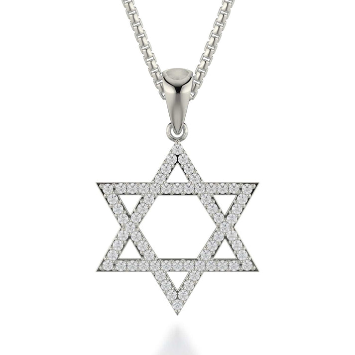 MICHAEL M Star of David Diamond Pendant MP235YG