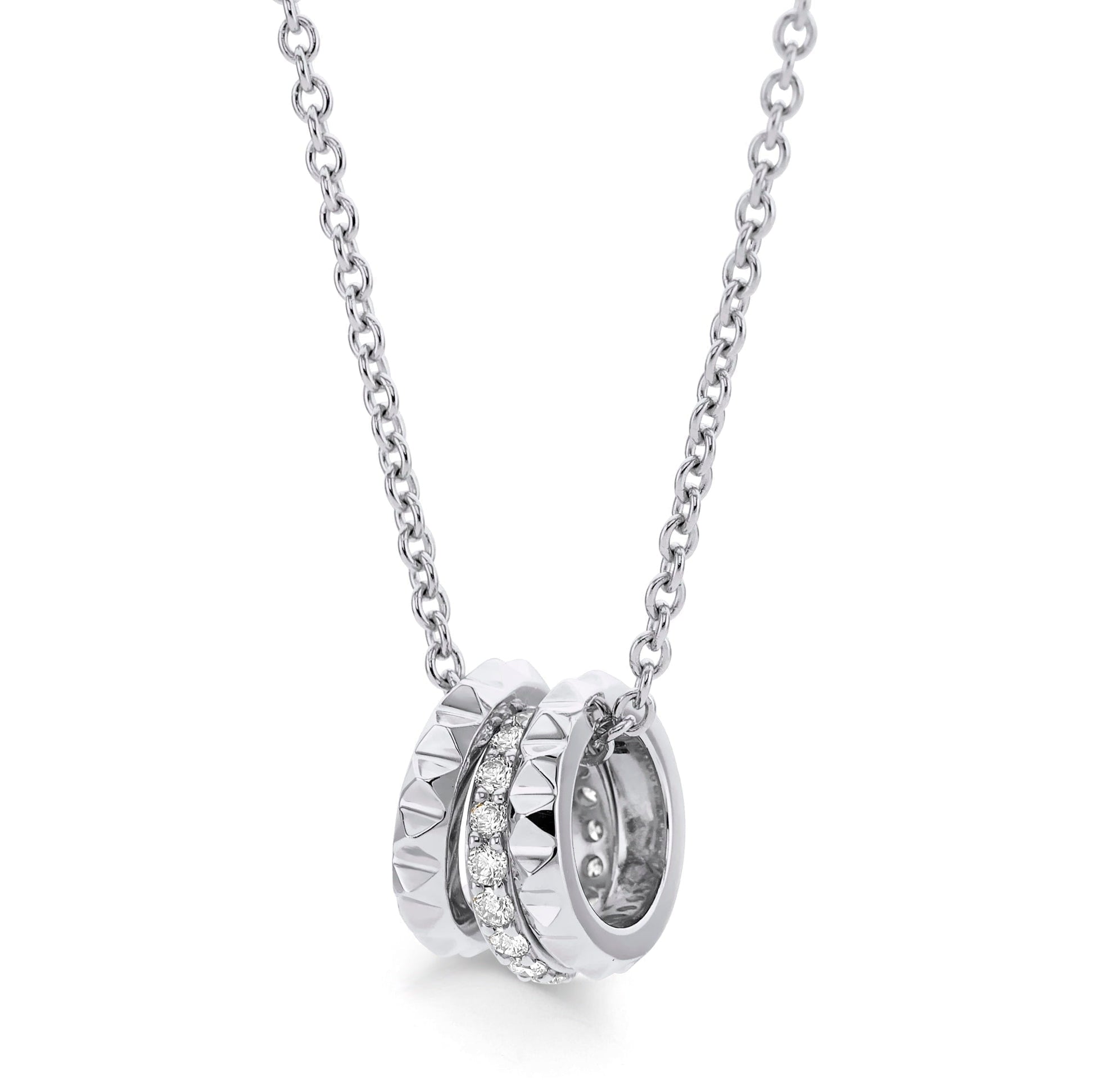 Tetra 3 Ring Necklace