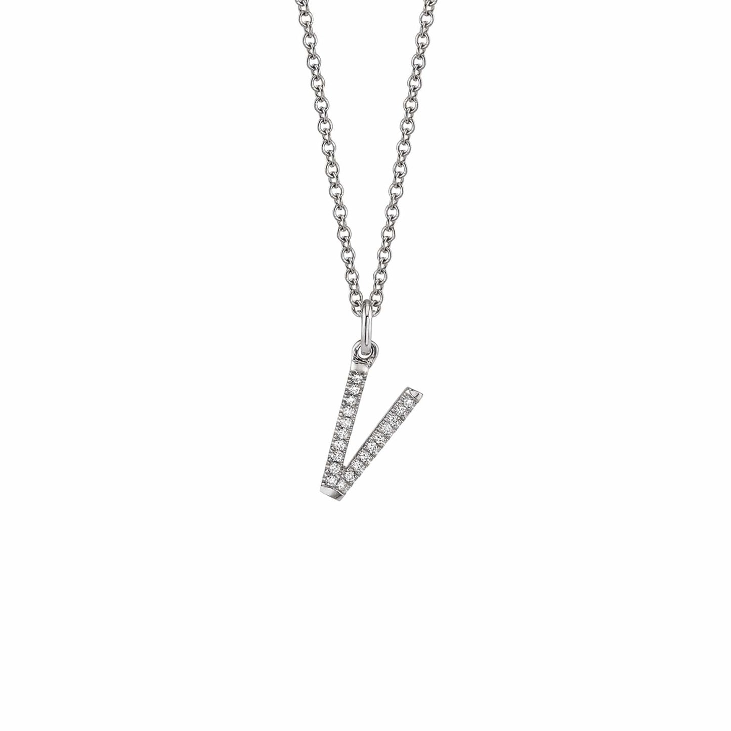 MICHAEL M Diamond Initial Pendant P141-YG-A