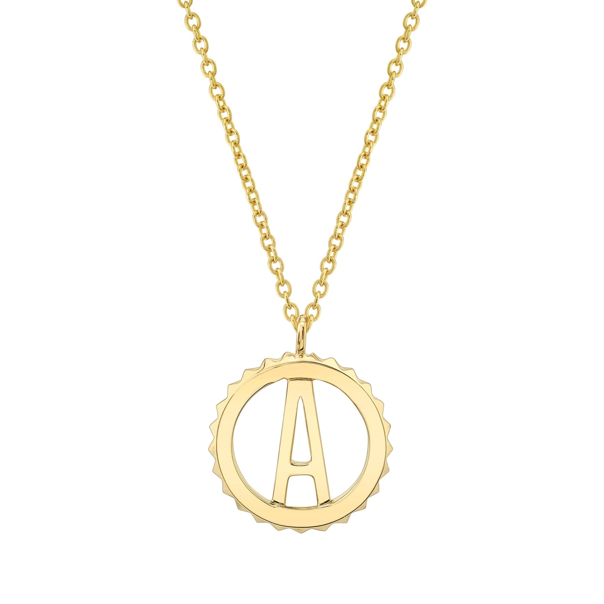 Mini Tetra Initial Medallion