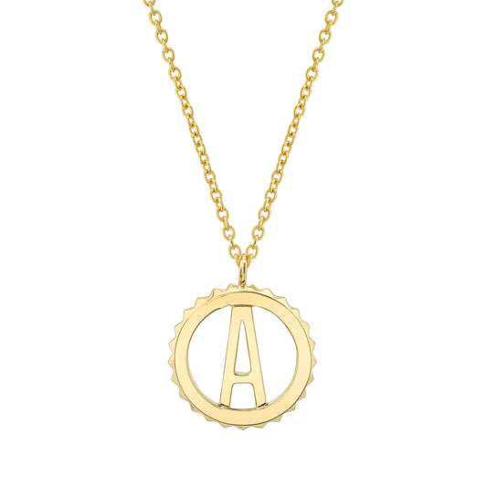 Mini Tetra Initial Medallion