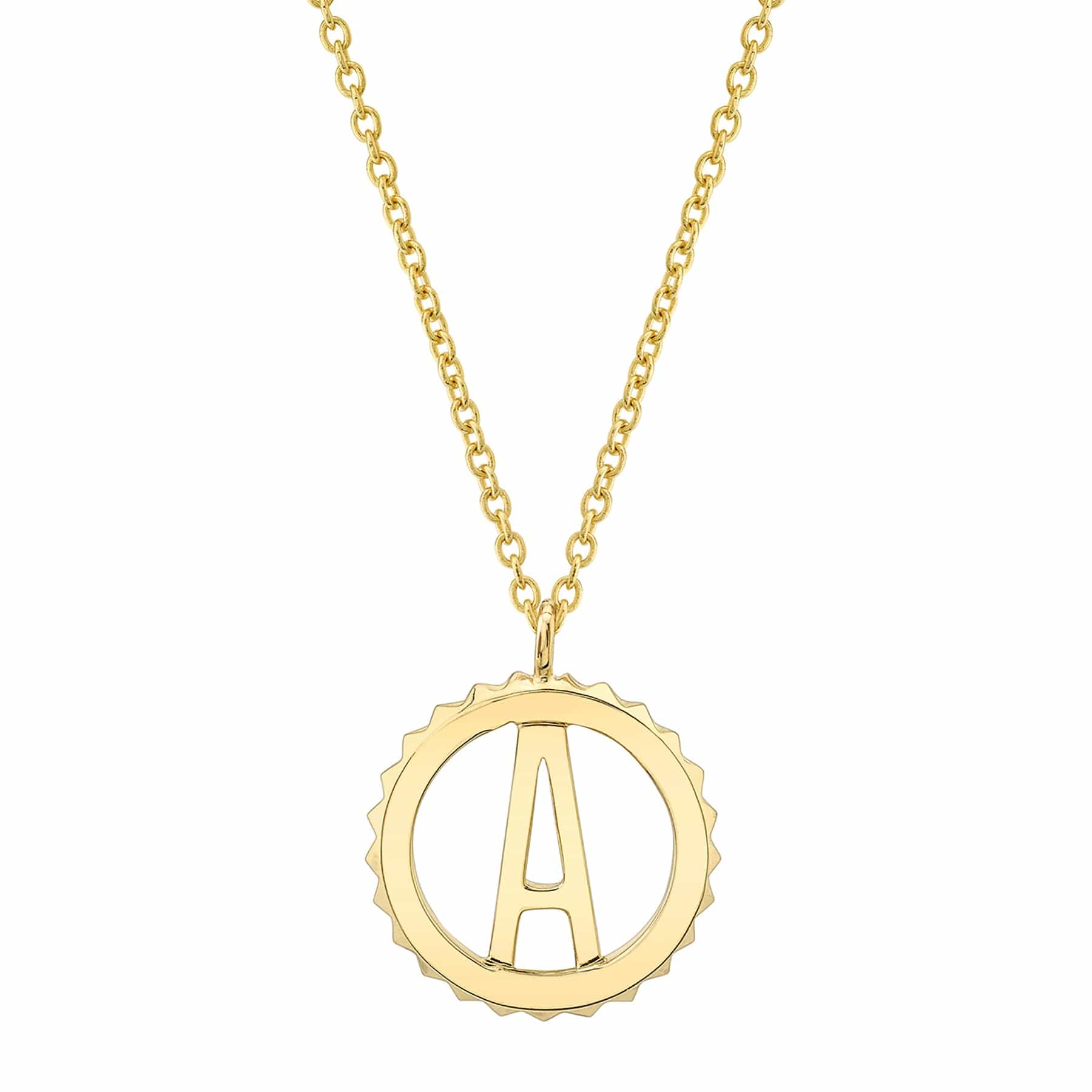 MICHAEL M Mini Tetra Initial Medallion P364YG