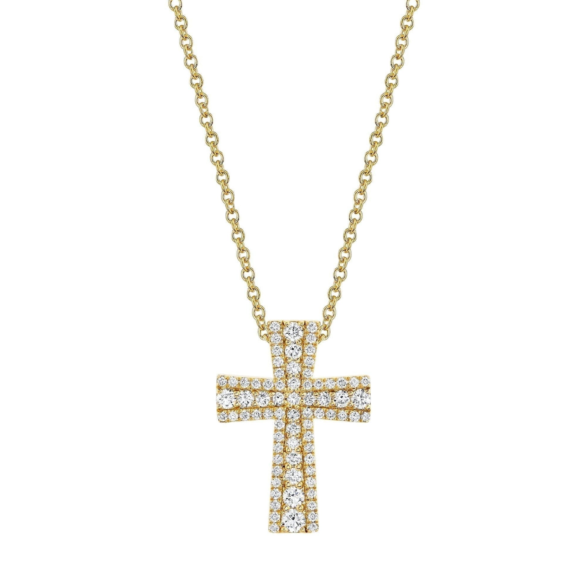 Europa Pave Cross Pendant