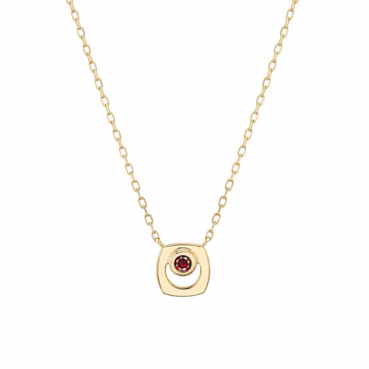 MICHAEL M Signature Birthstone Necklace CN435GT